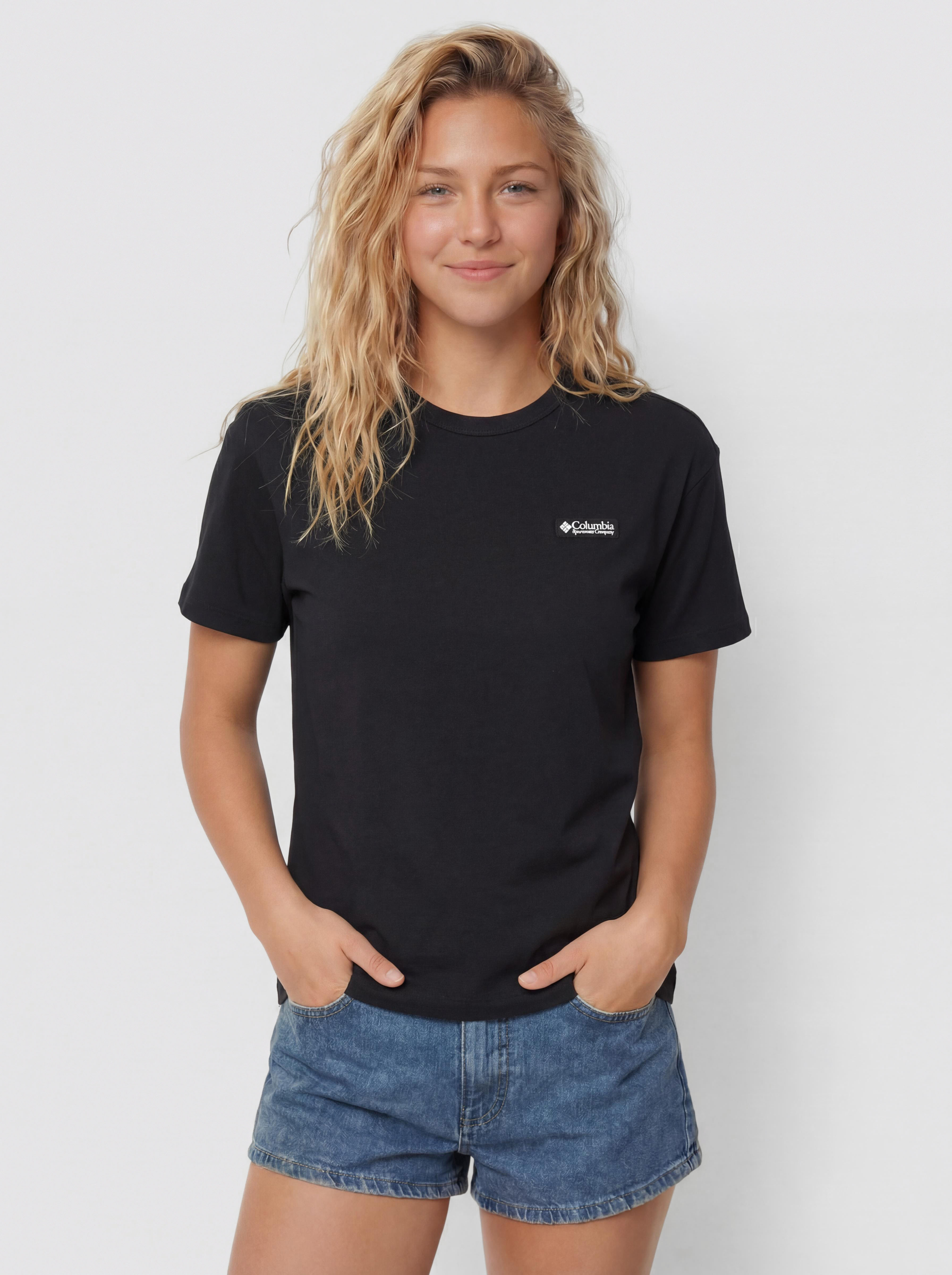 Тениска Columbia CSC Heavyweight Graphic Wmn (black/hoodscape)