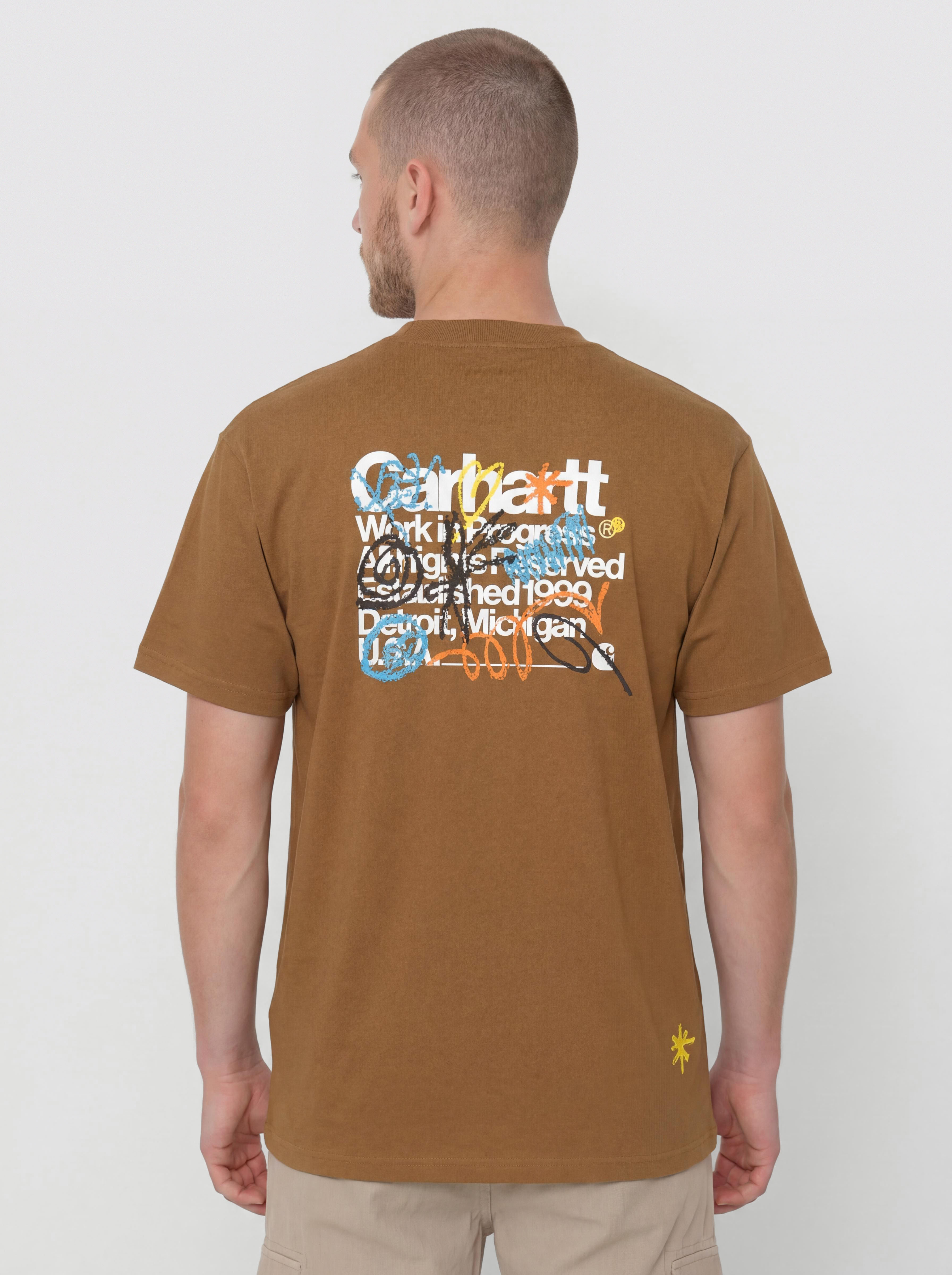 u0422u0435u043du0438u0441u043au0430 Carhartt WIP Primary (hamilton brown)