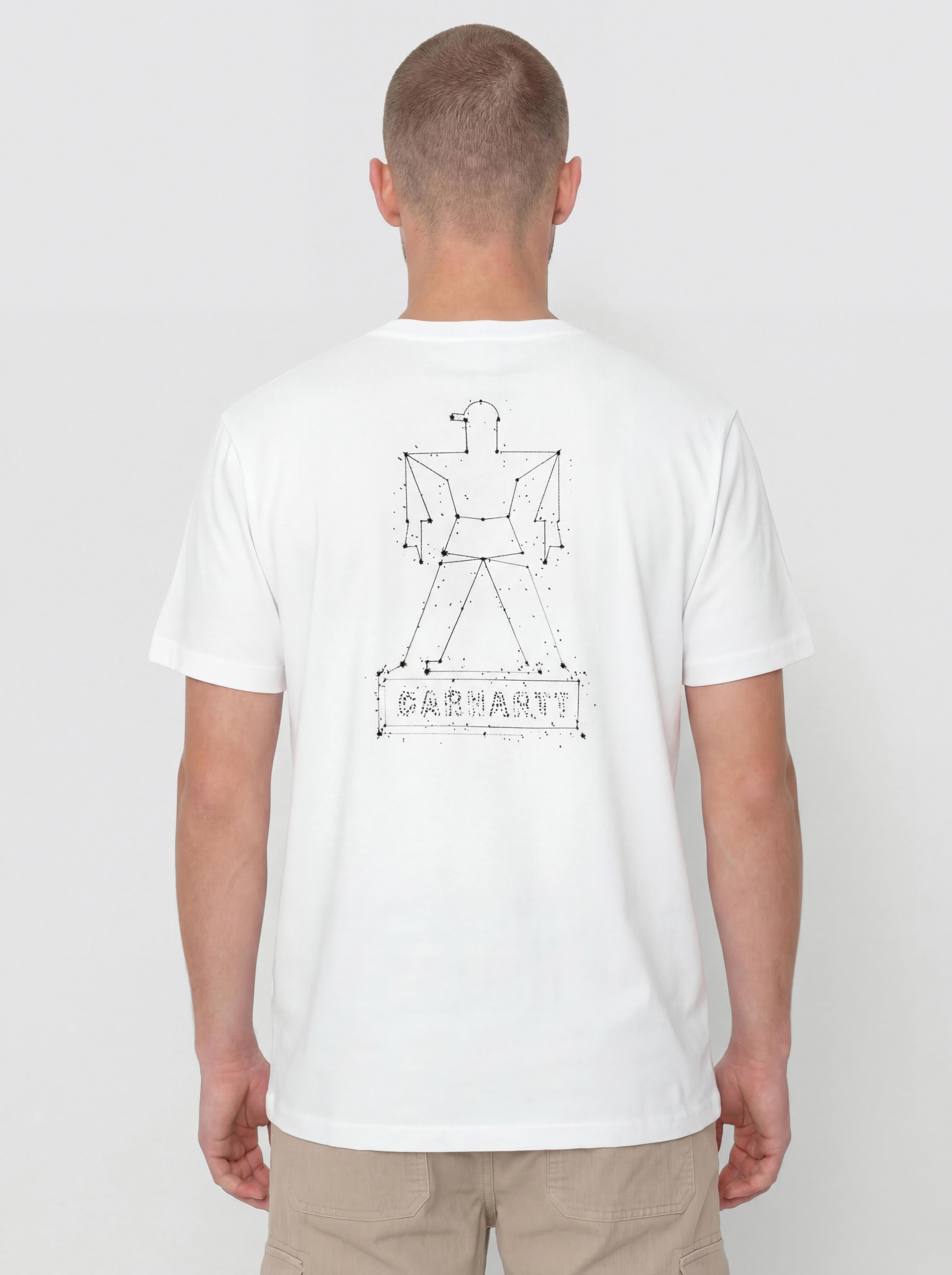 Тениска Carhartt WIP Stargazer (white/black)