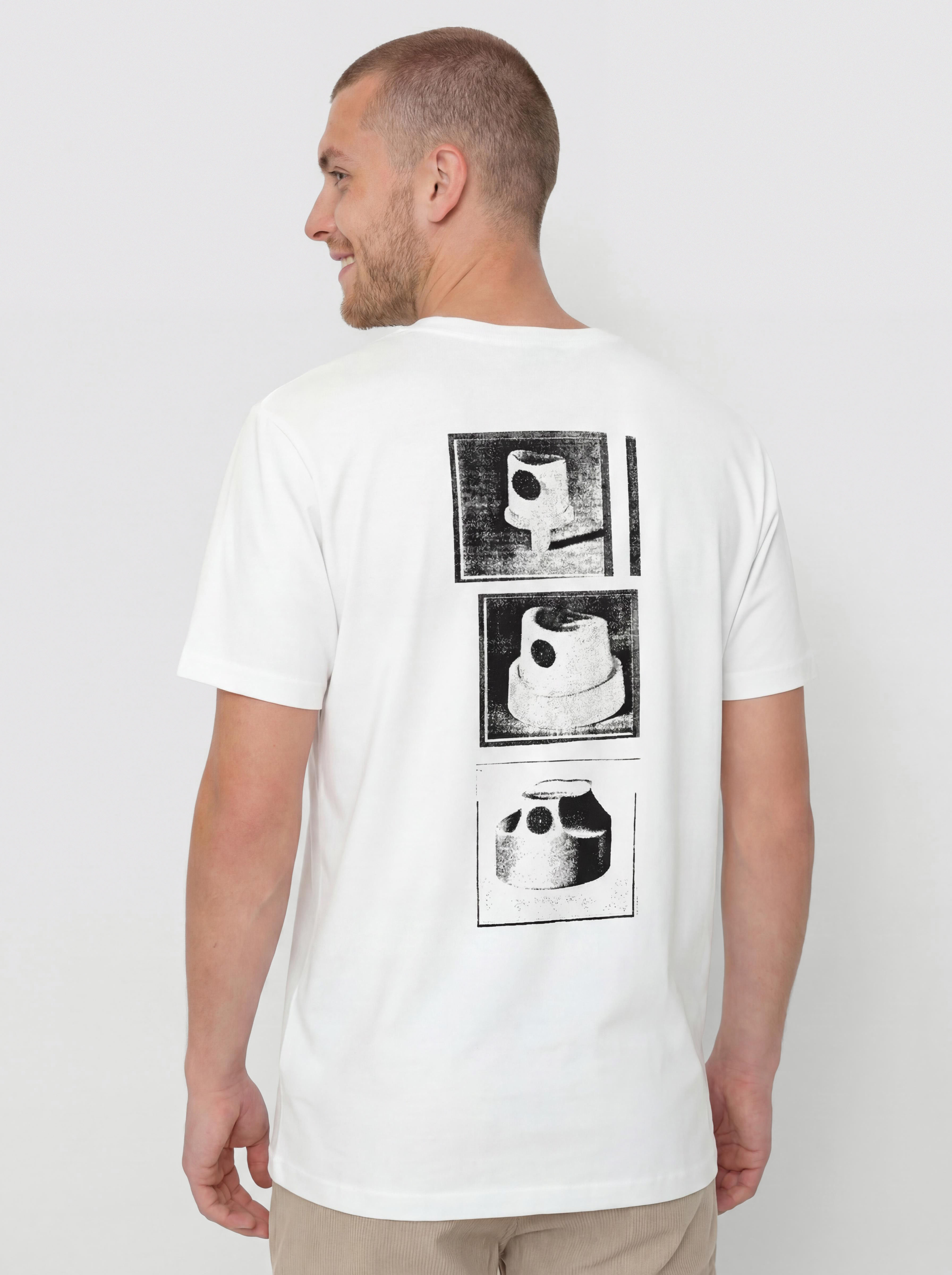 Тениска Carhartt WIP Caps (white)