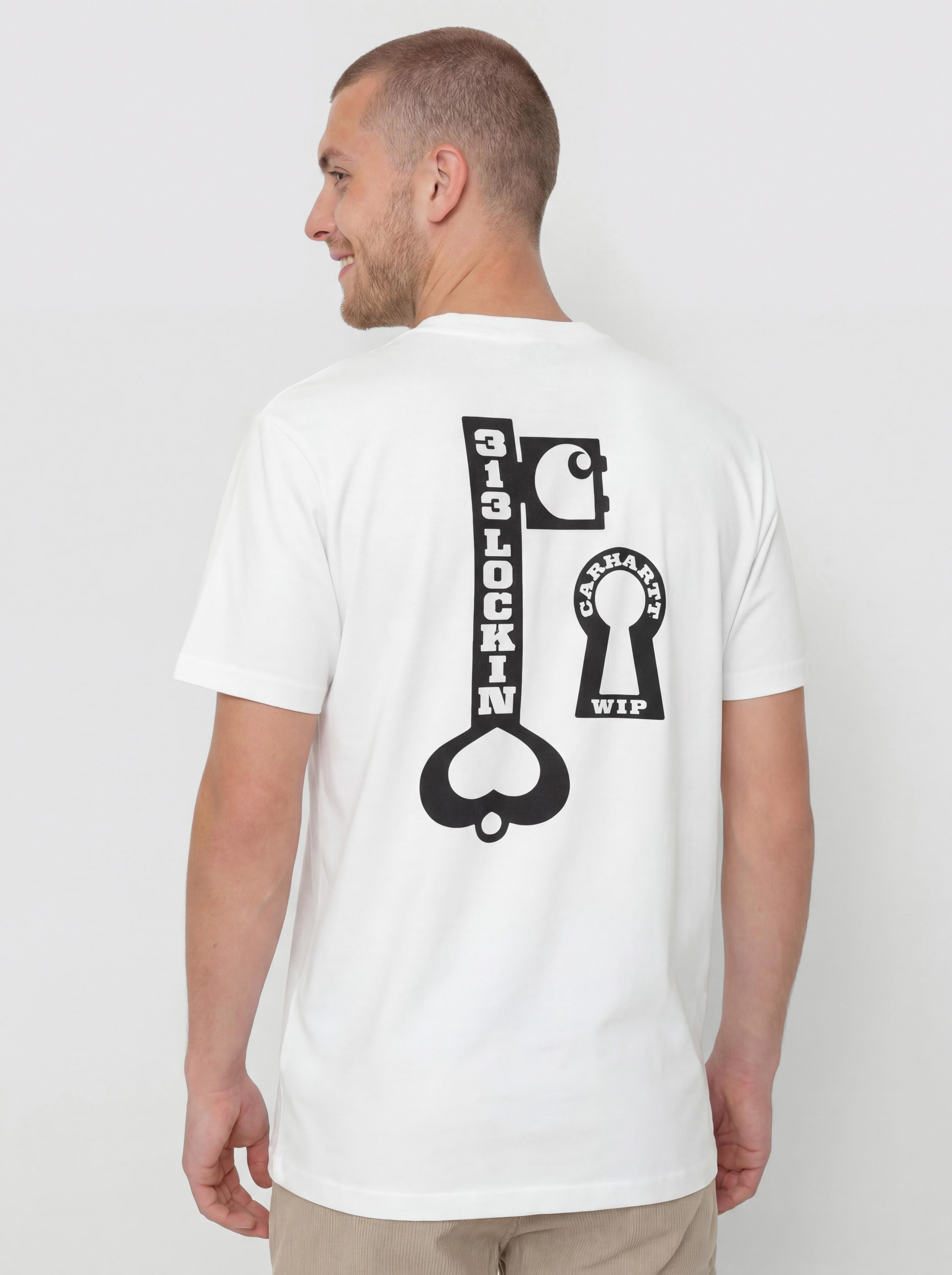 Тениска Carhartt WIP Locked (white)
