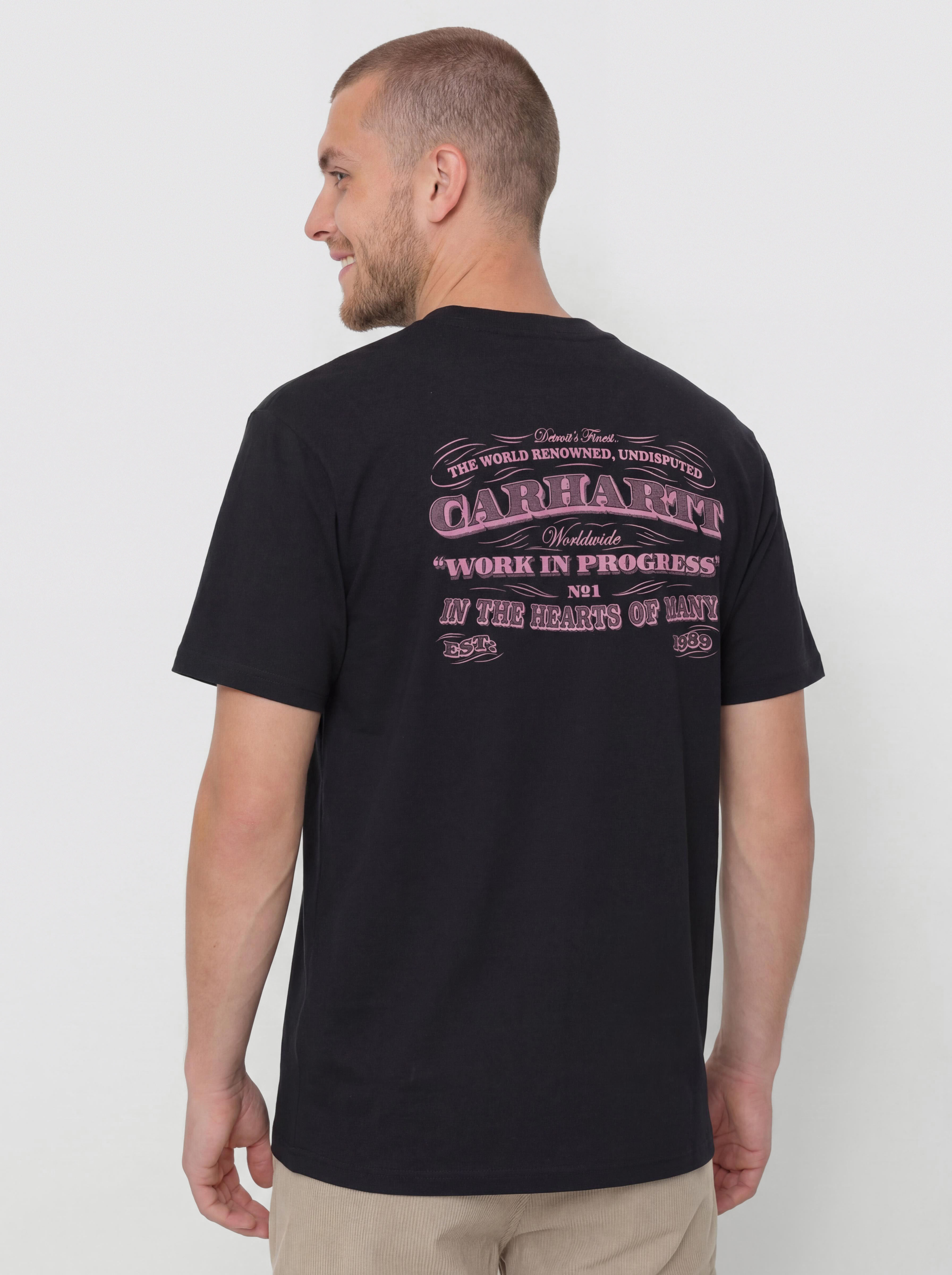 Тениска Carhartt WIP 3 One 3 (deep night)