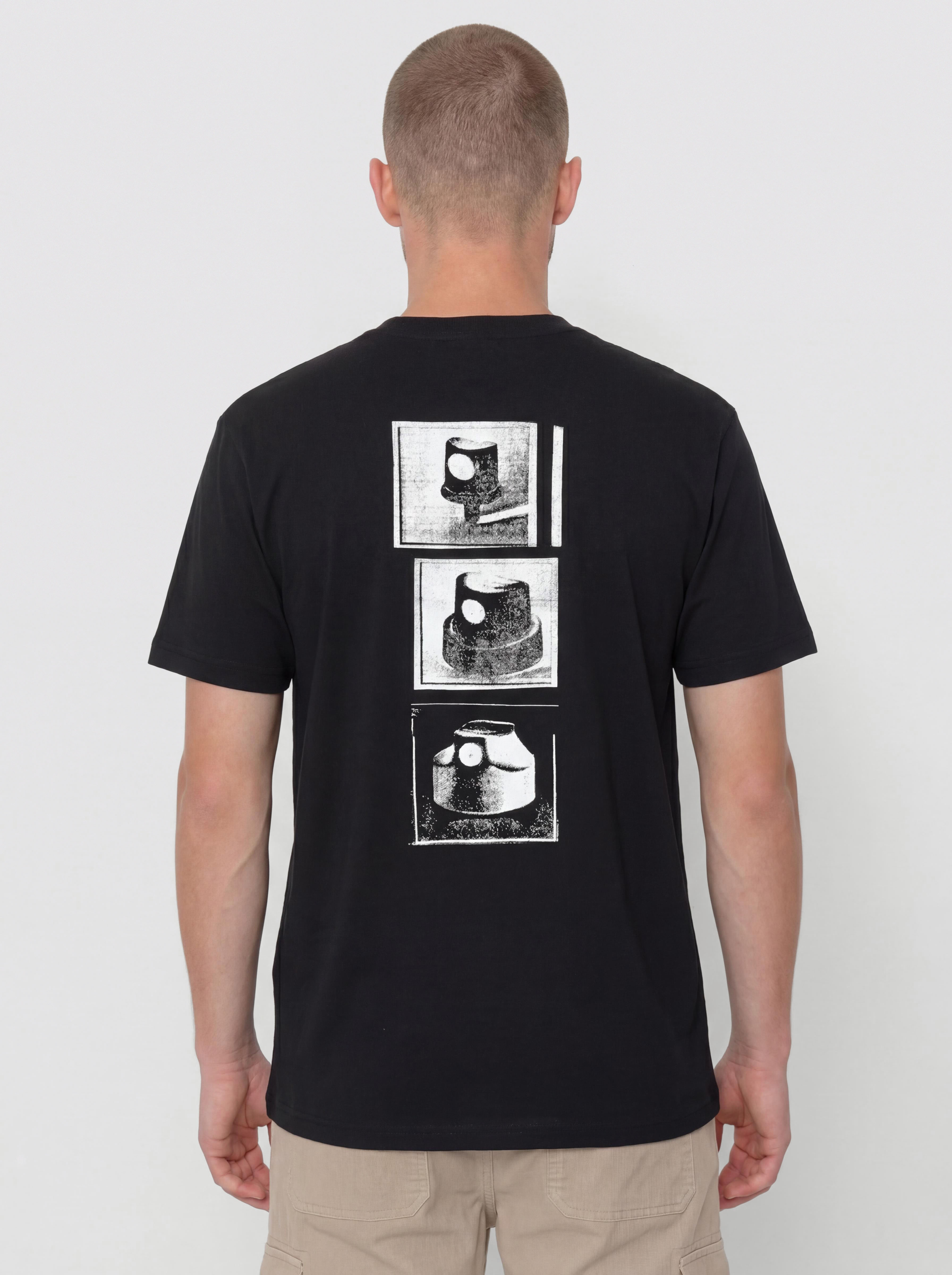 Тениска Carhartt WIP Caps (black)