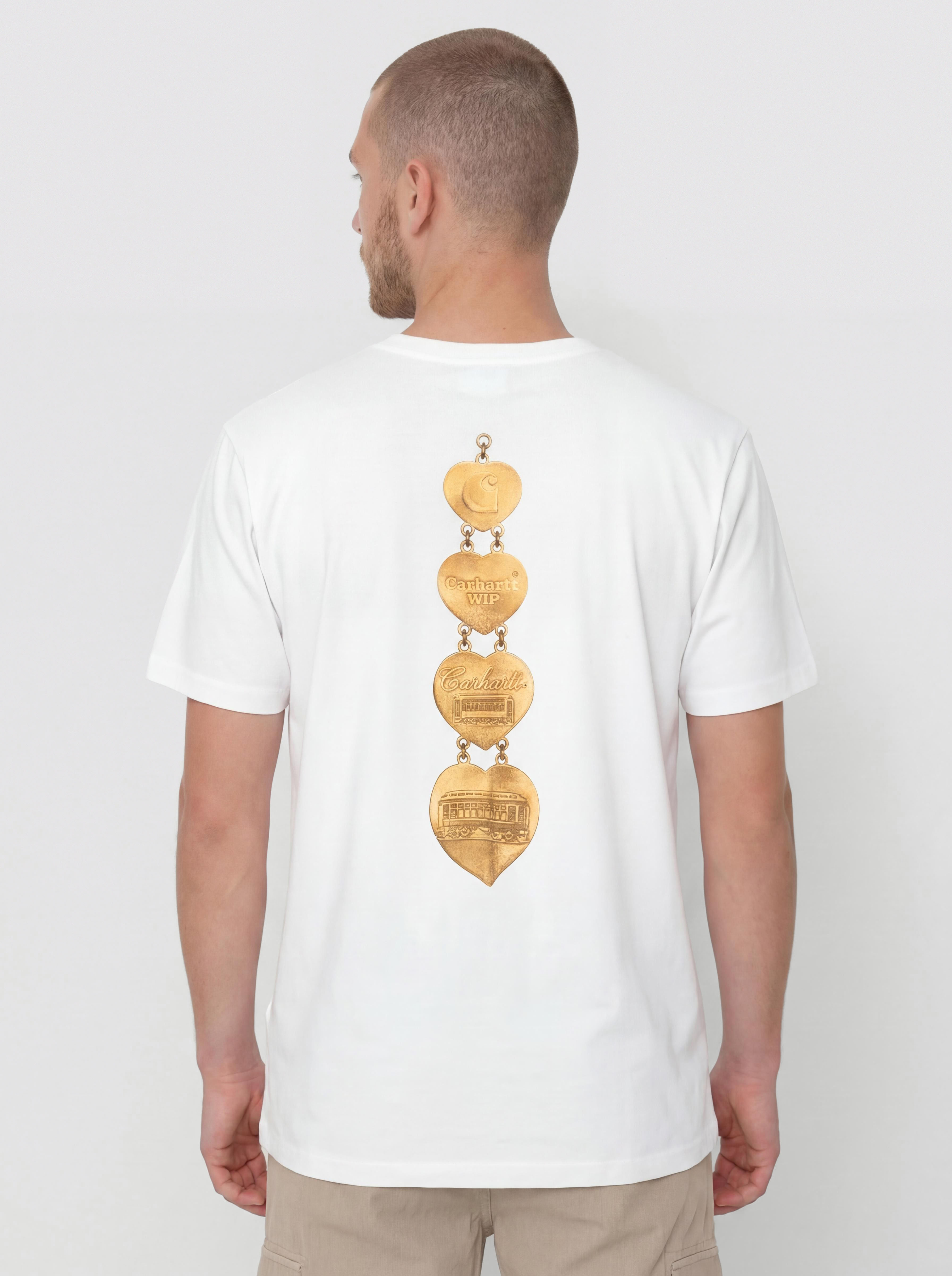 Тениска Carhartt WIP Hartt Chain (white)