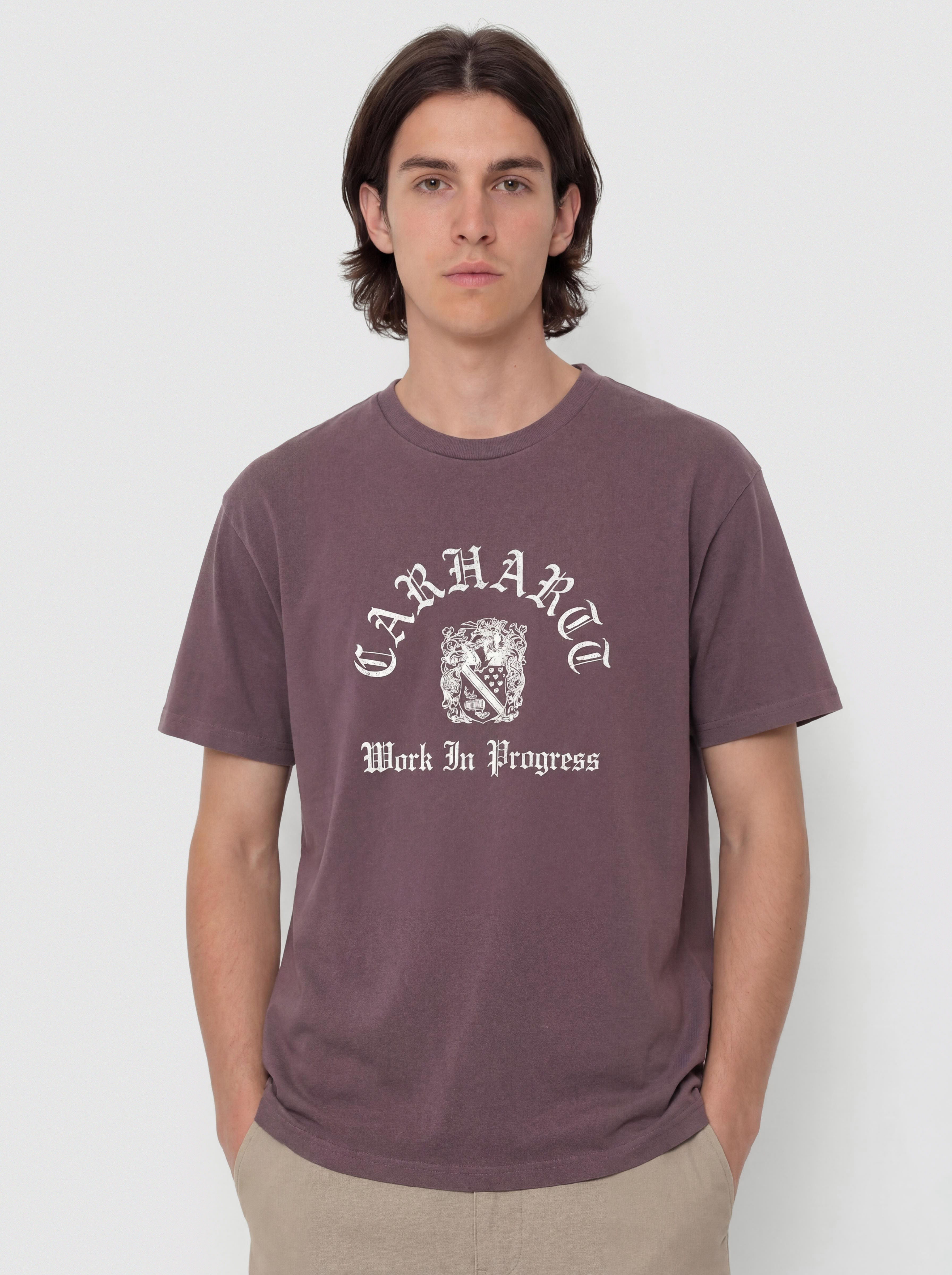 Тениска Carhartt WIP Coat Of Arms (cozy purple)