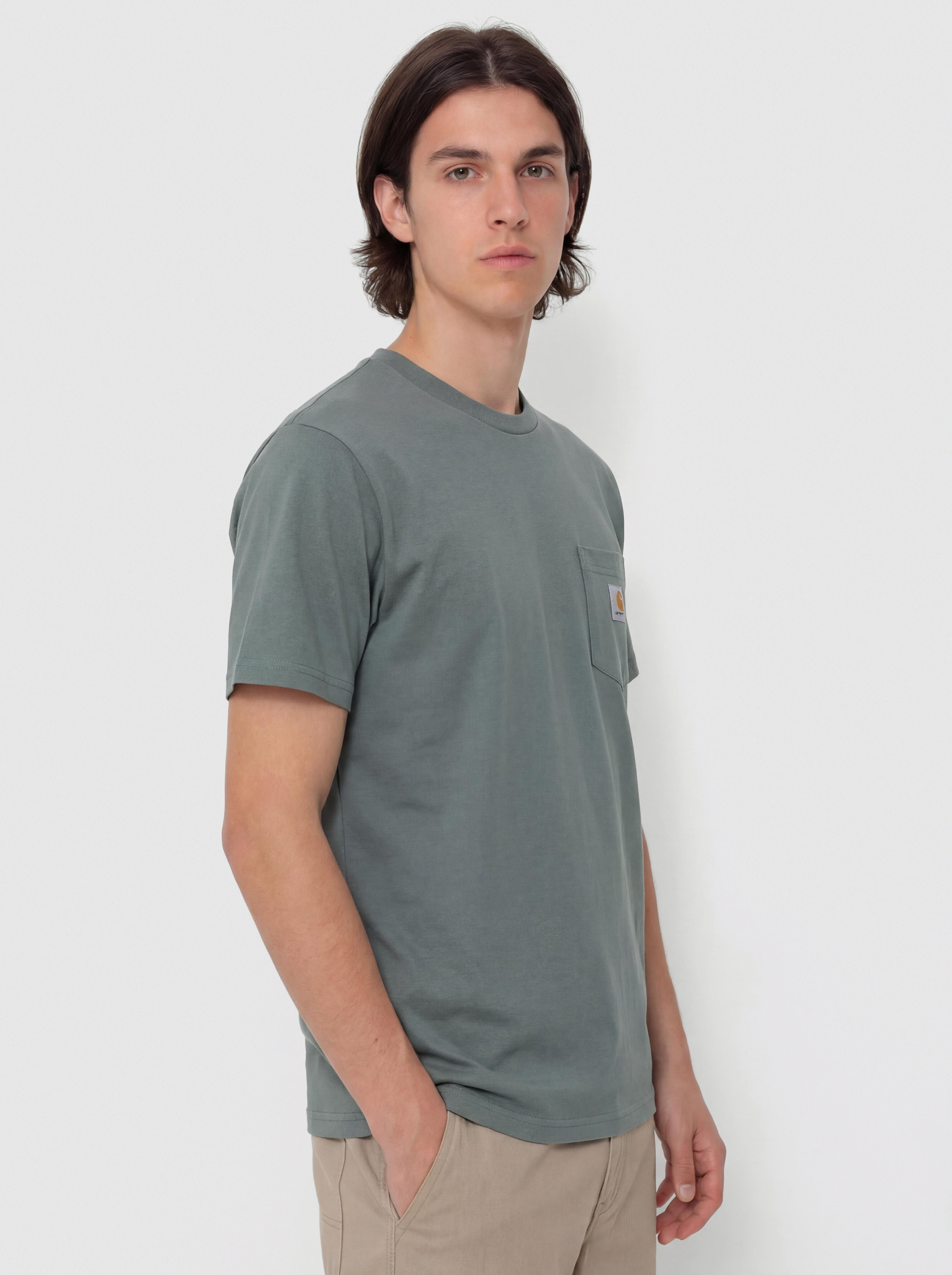 Тениска Carhartt WIP Pocket (velvet green)