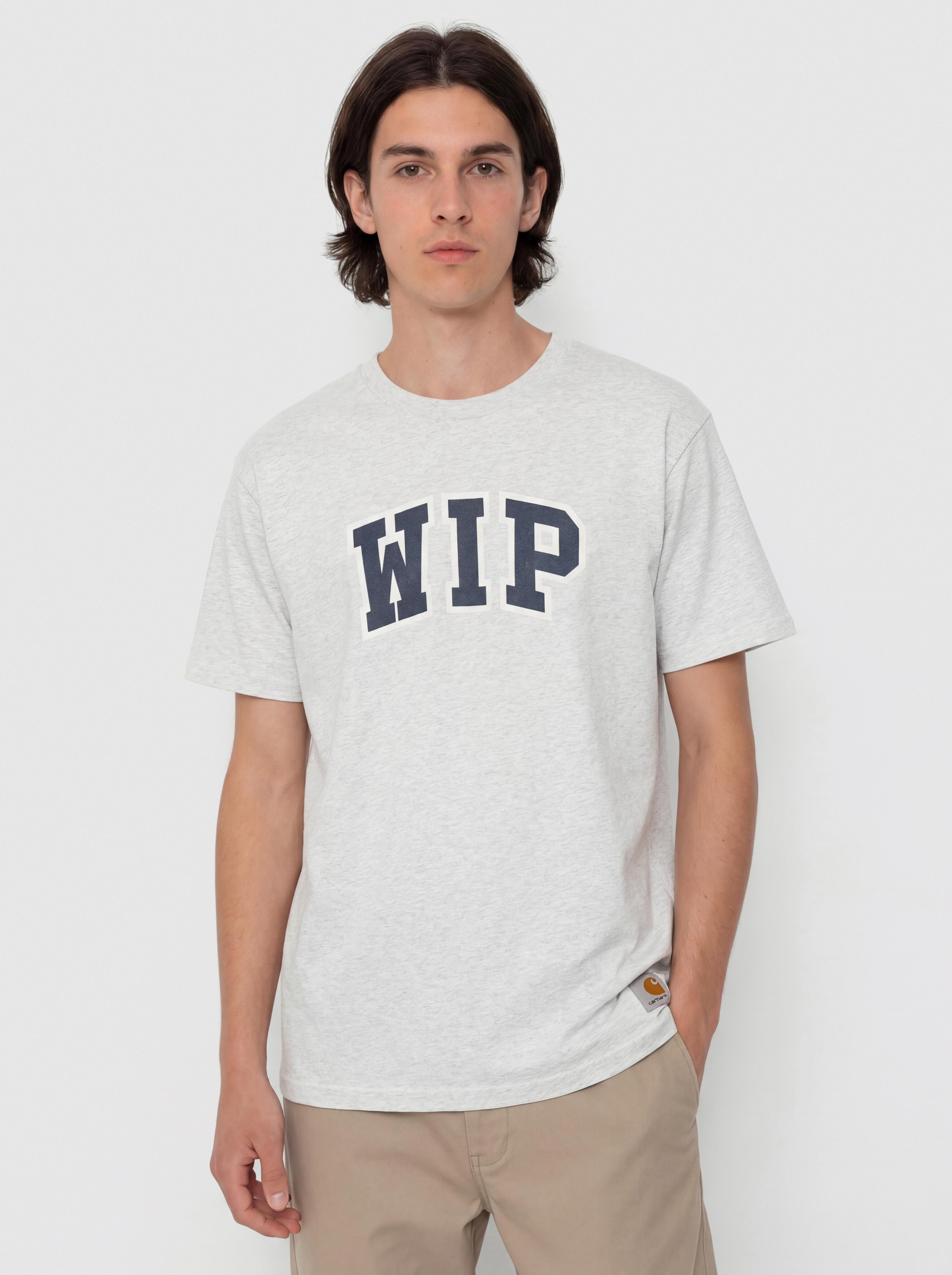 Тениска Carhartt WIP WIP III (ash heather)