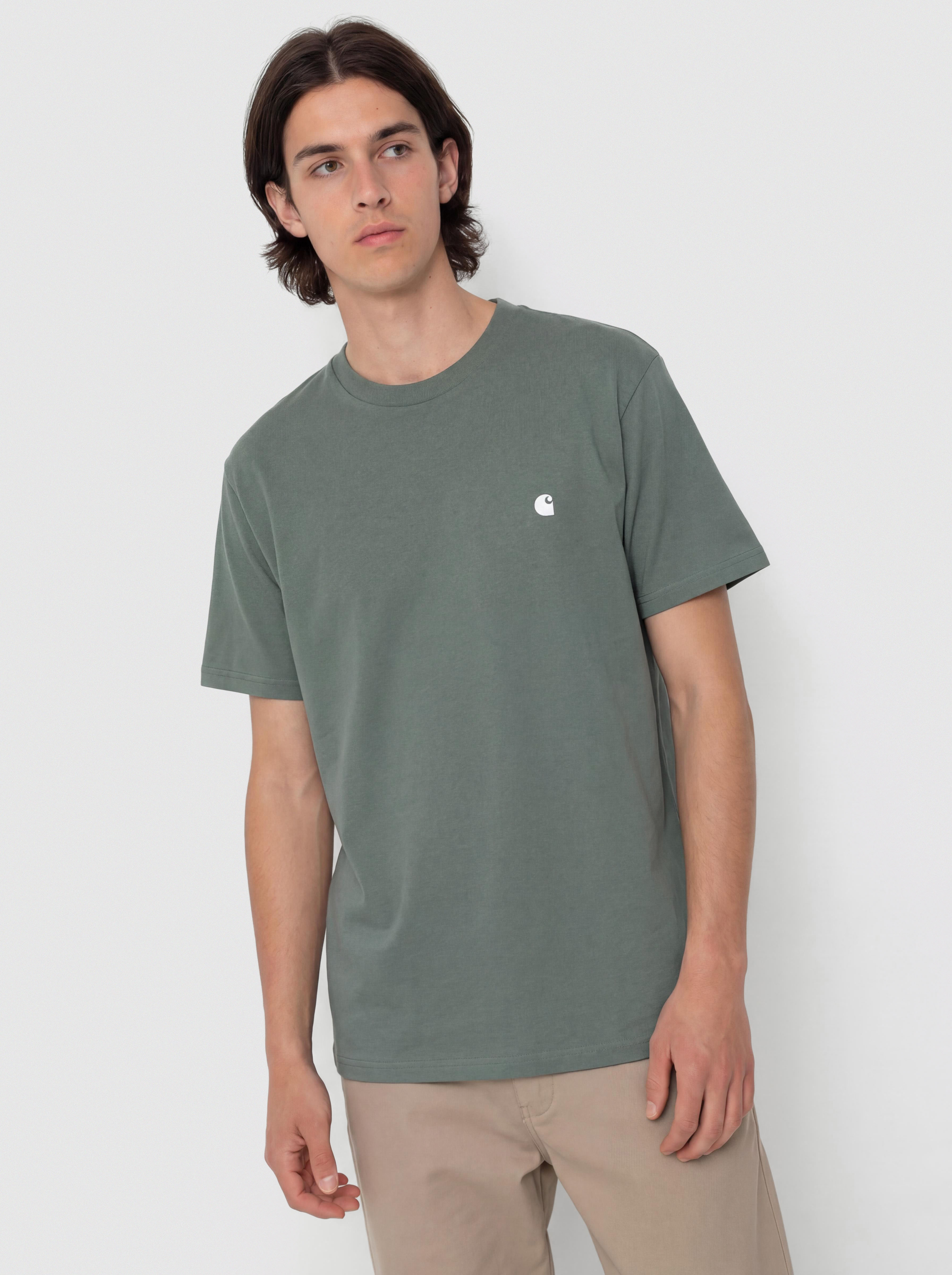 Тениска Carhartt WIP Madison (velvet green/white)