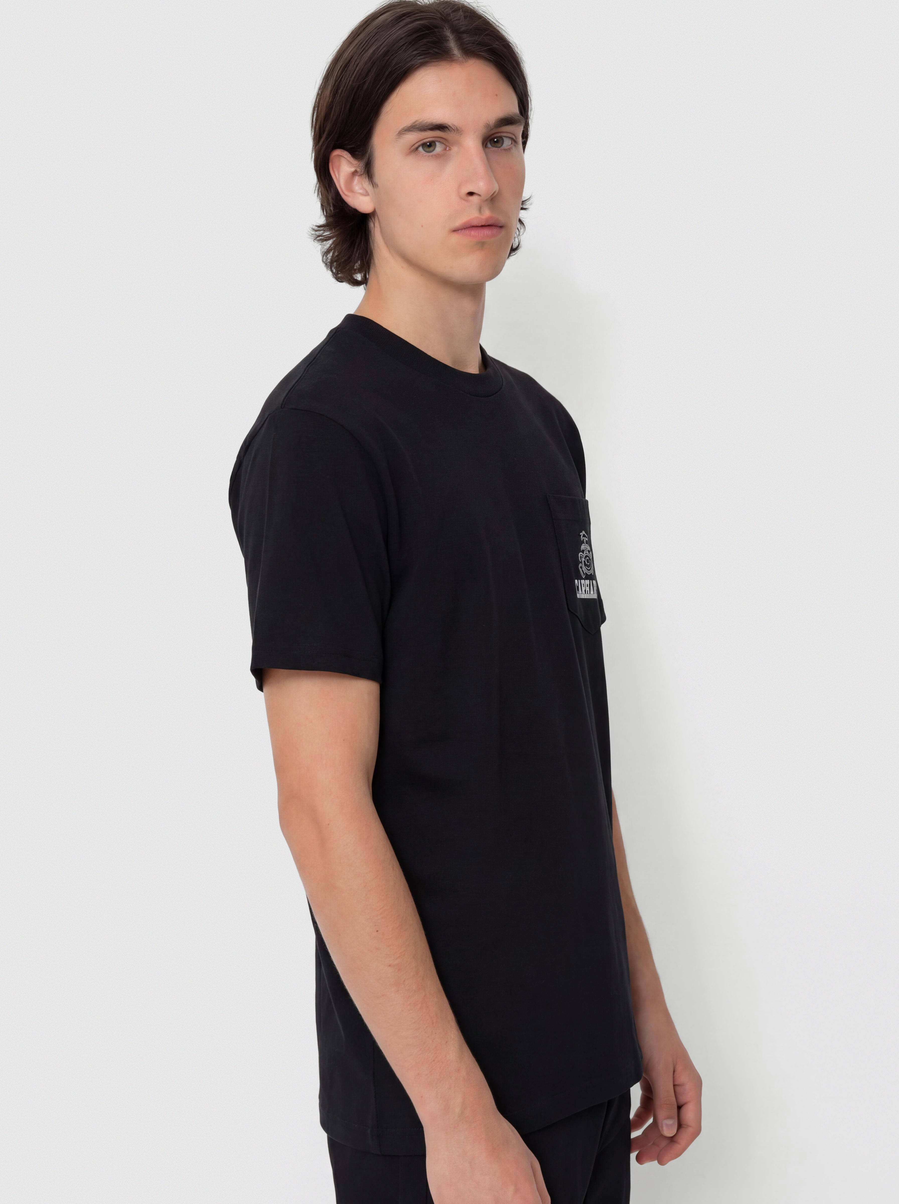 Тениска Carhartt WIP Pond Corps Pocket (black)