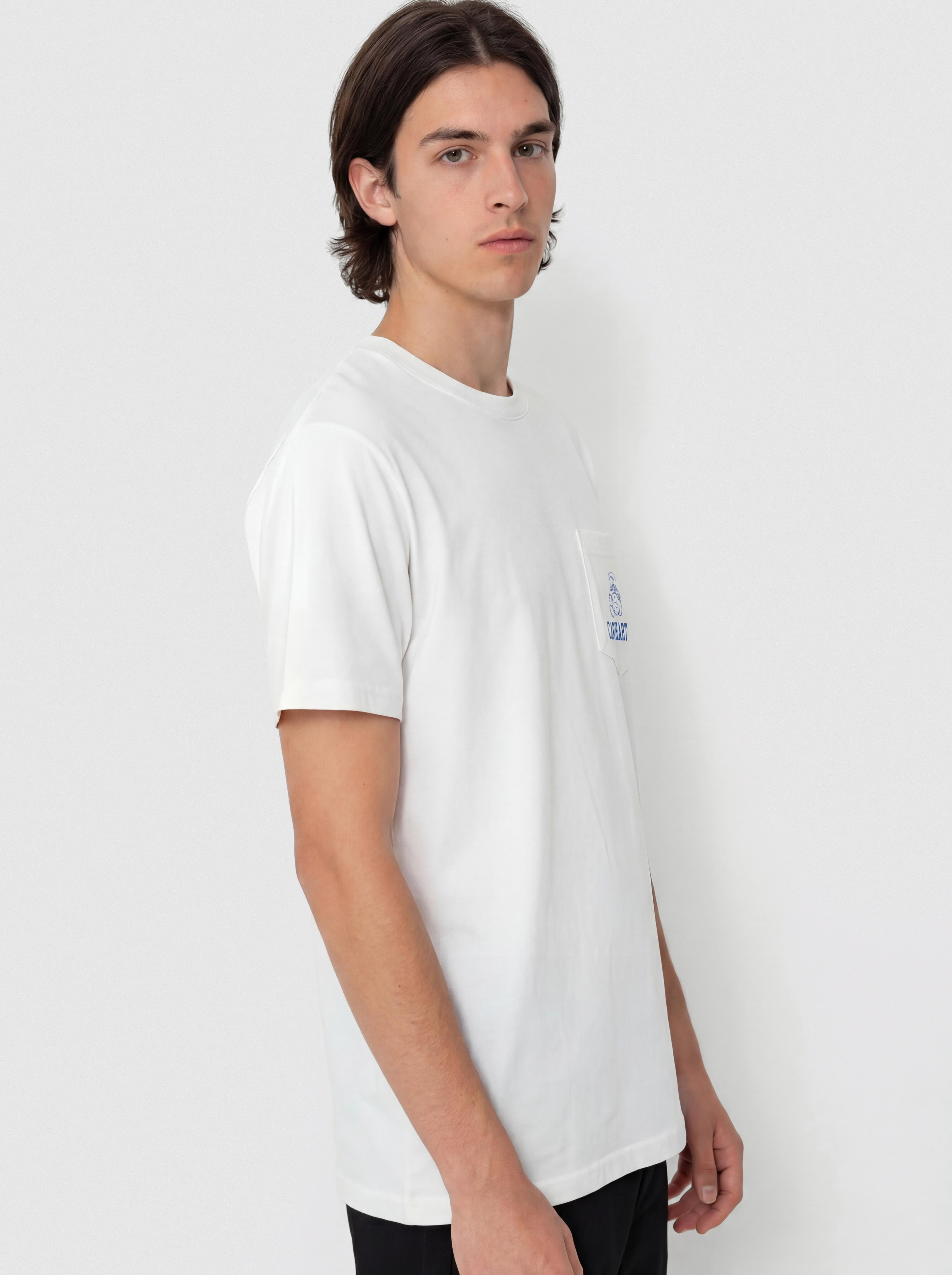 Тениска Carhartt WIP Pond Corps Pocket (white)