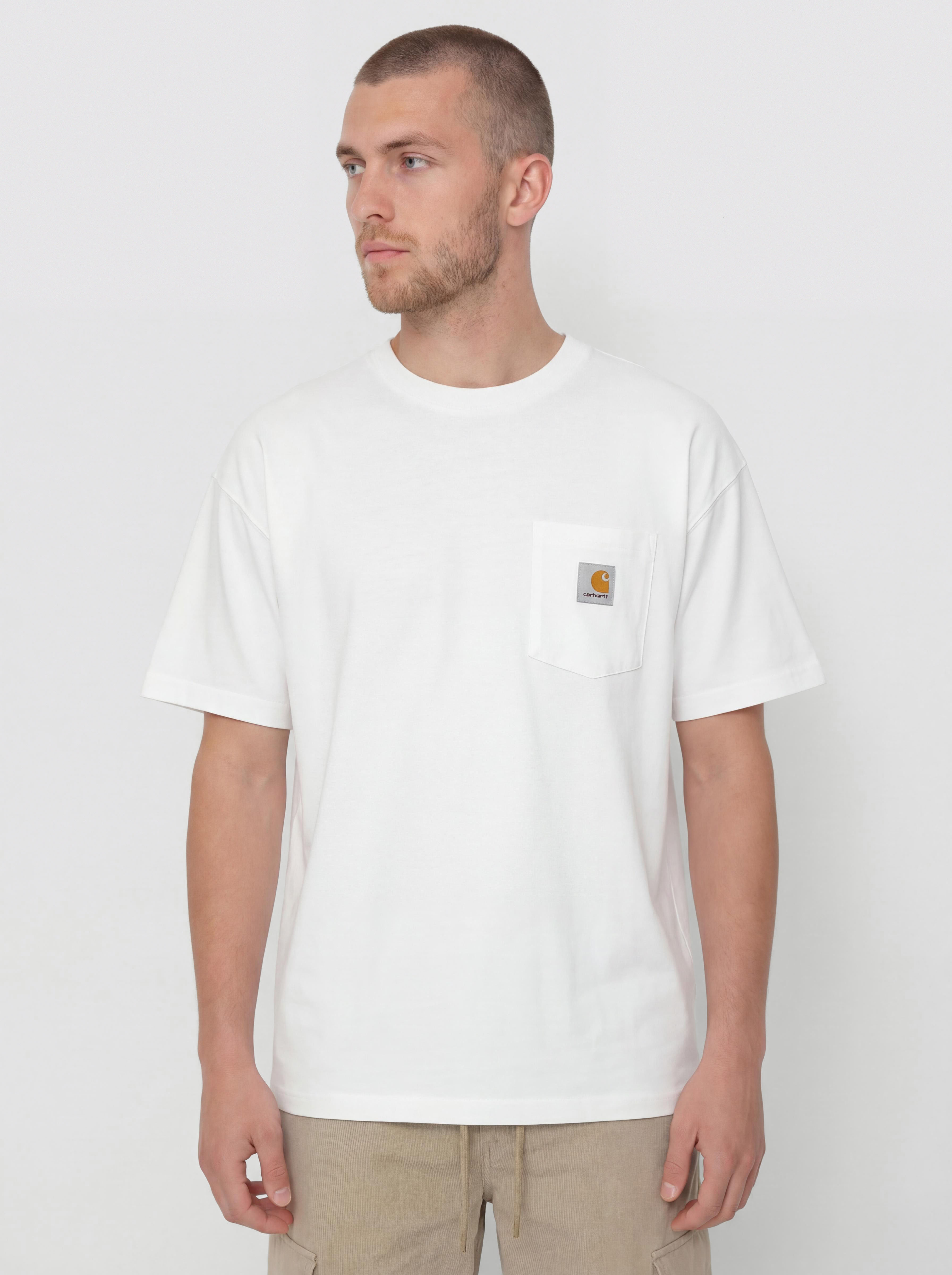 Тениска Carhartt WIP Work Pocket (white)
