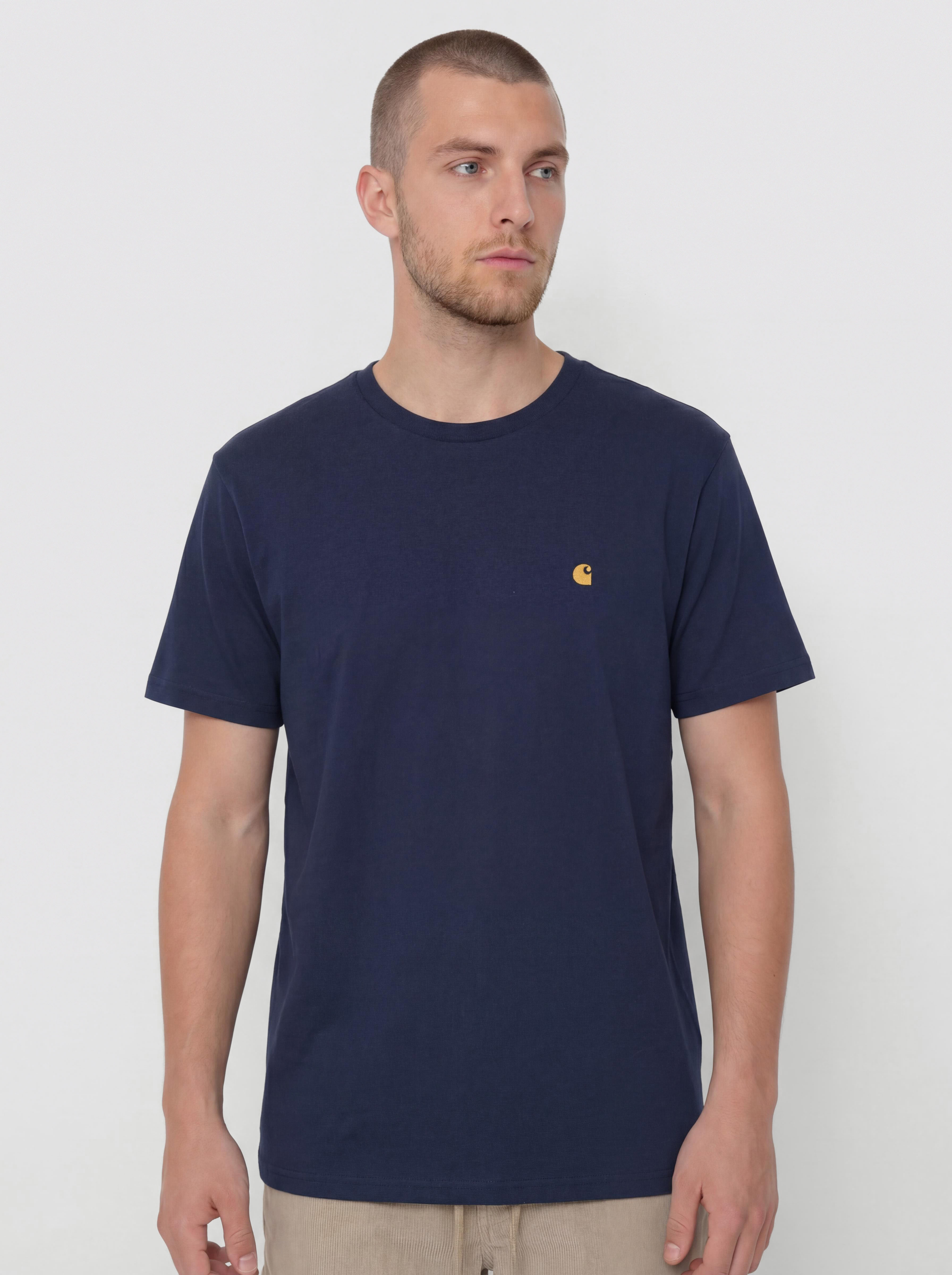 Тениска Carhartt WIP Chase (jupiter/gold)