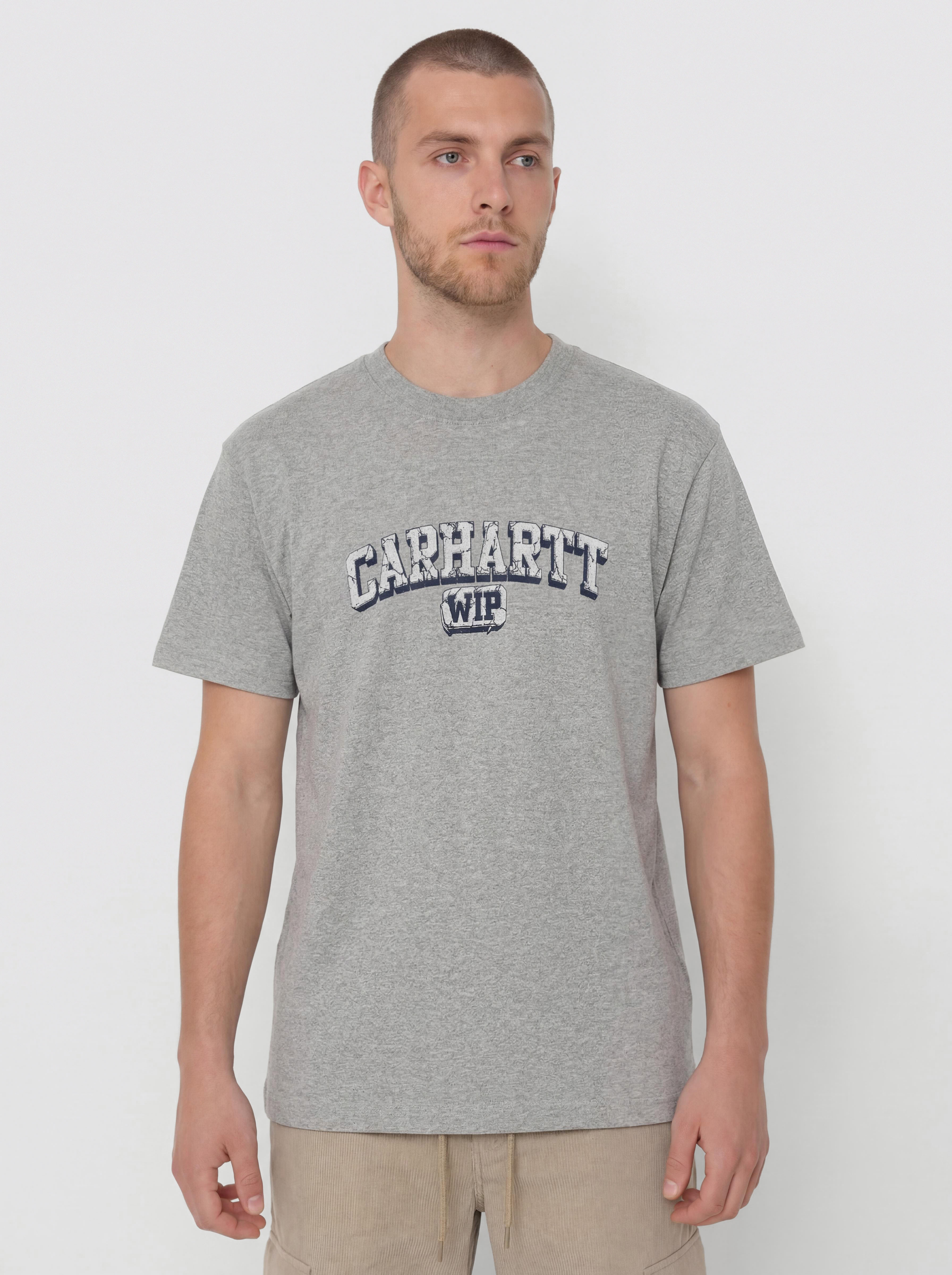 Тениска Carhartt WIP Heavy Duty (grey heather)