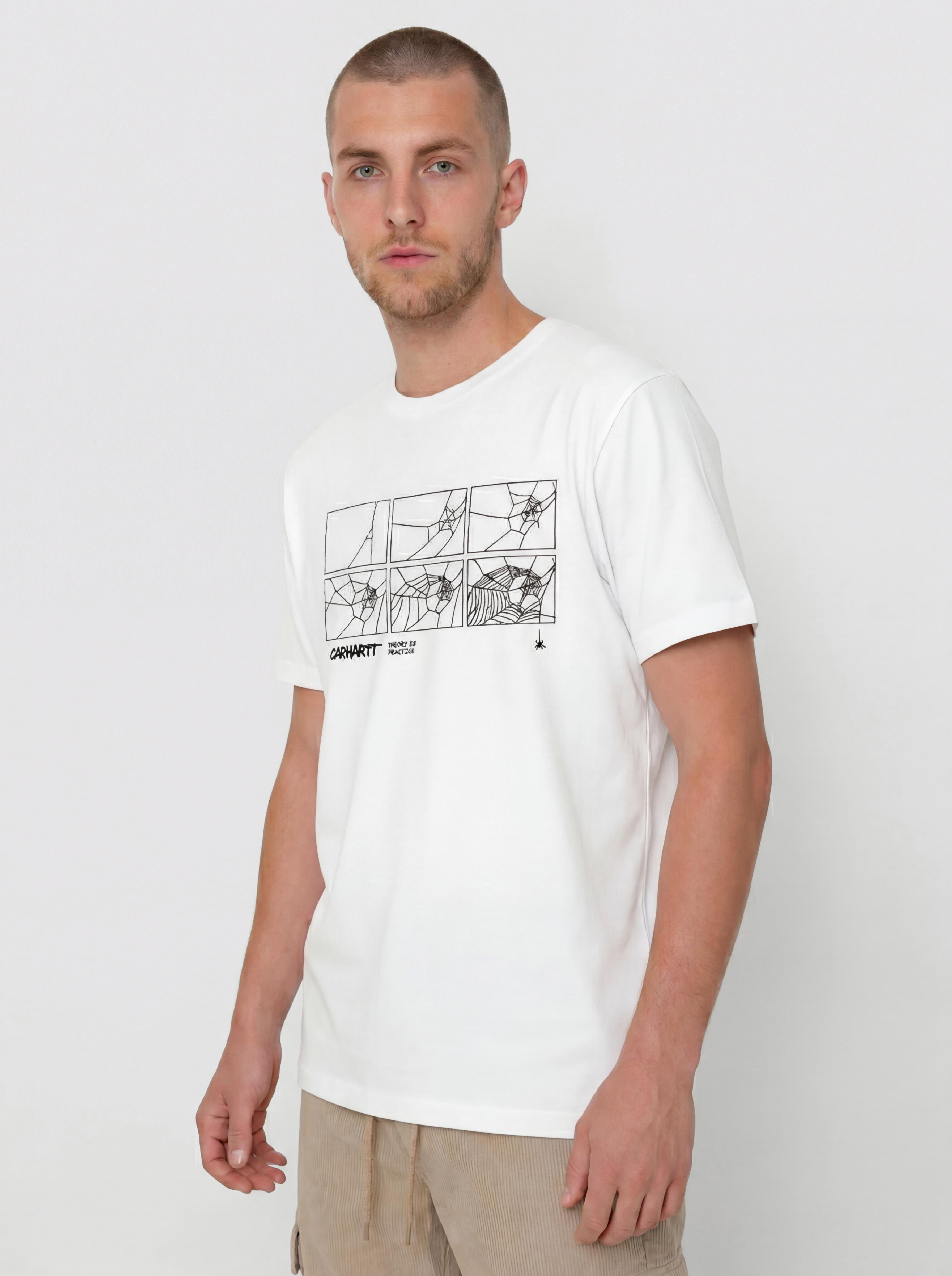 Тениска Carhartt WIP Theory And Practice (white)