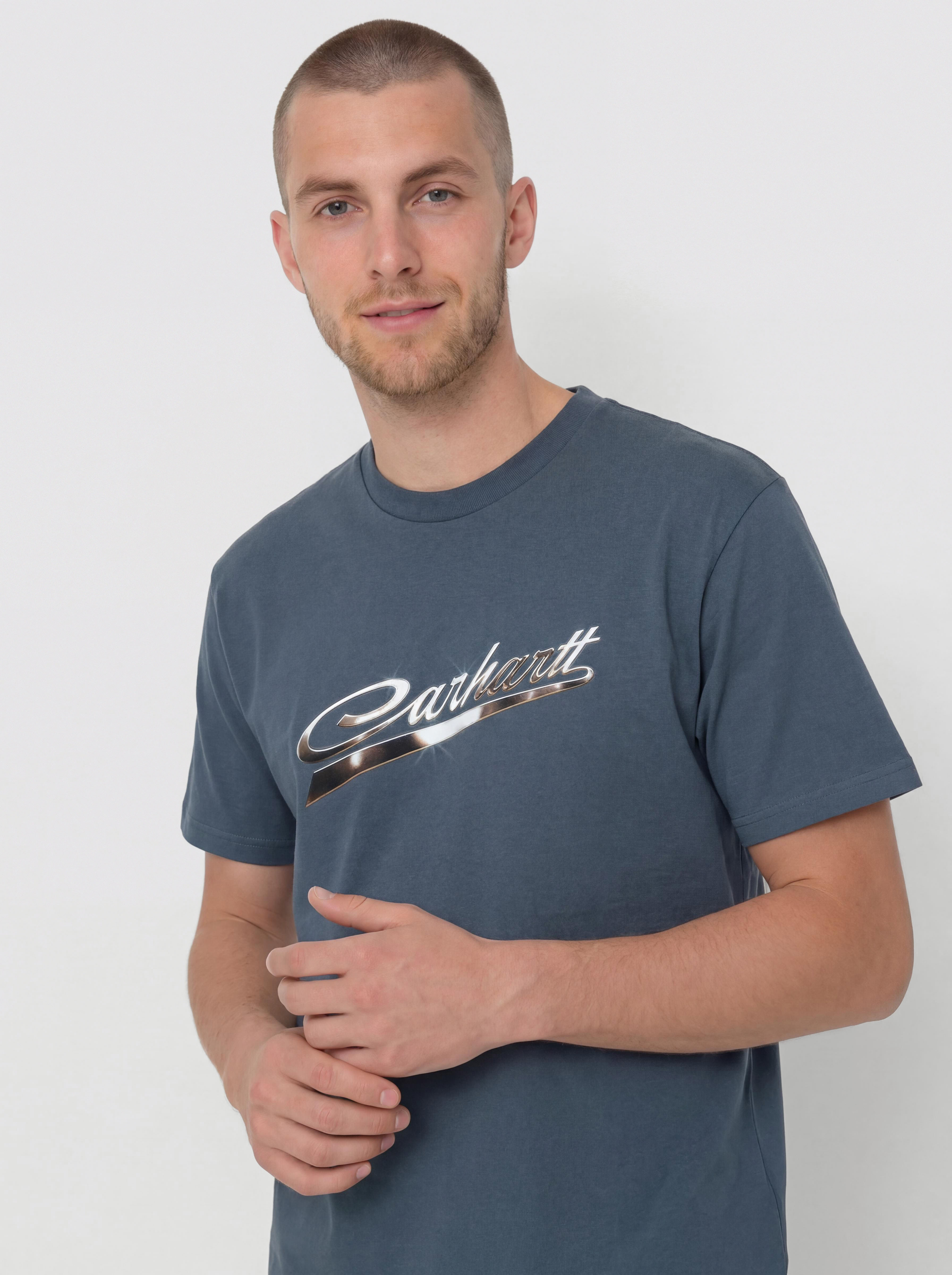 Тениска Carhartt WIP Vroooom (office blue)