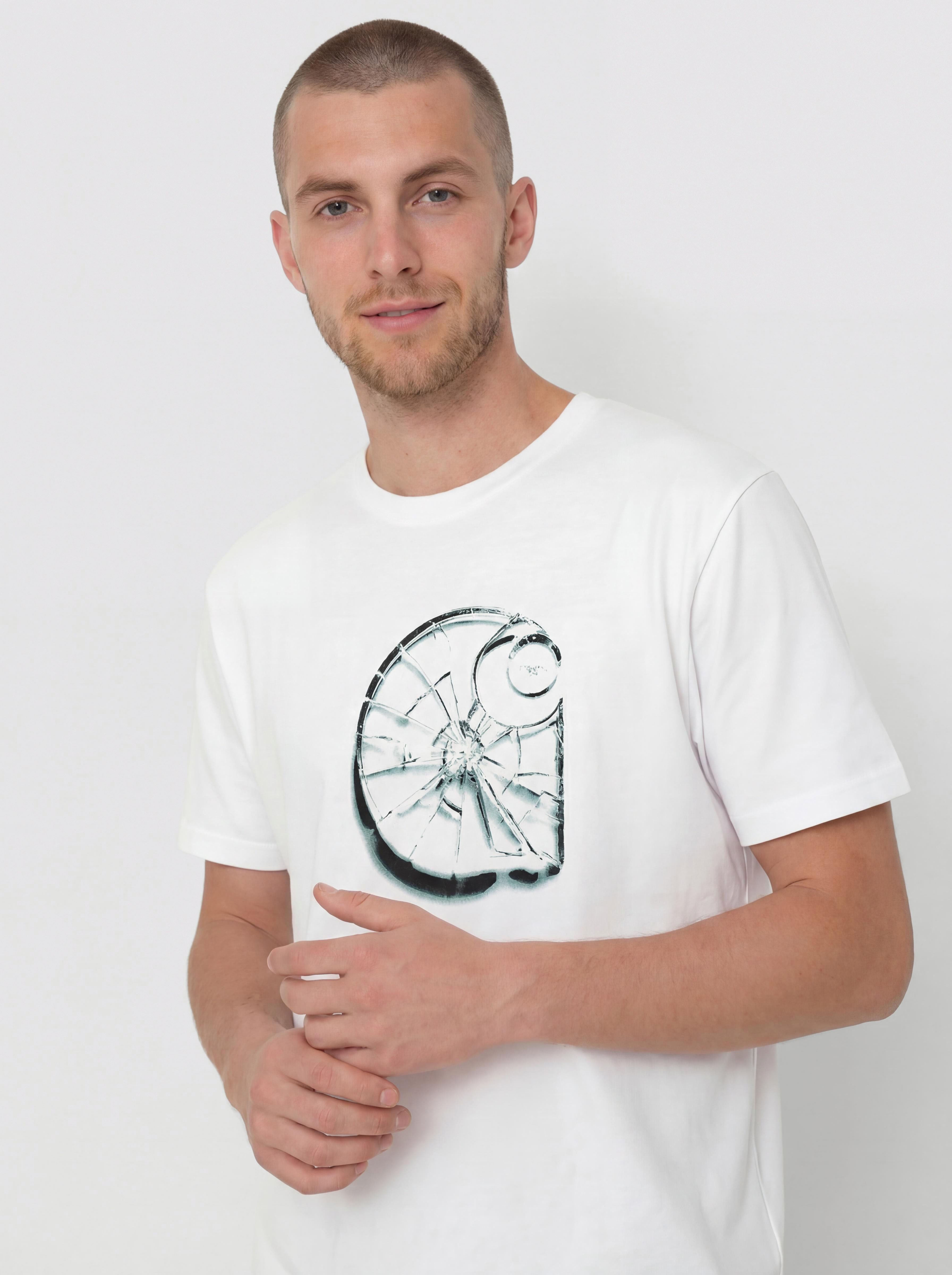 Тениска Carhartt WIP Shattered (white)