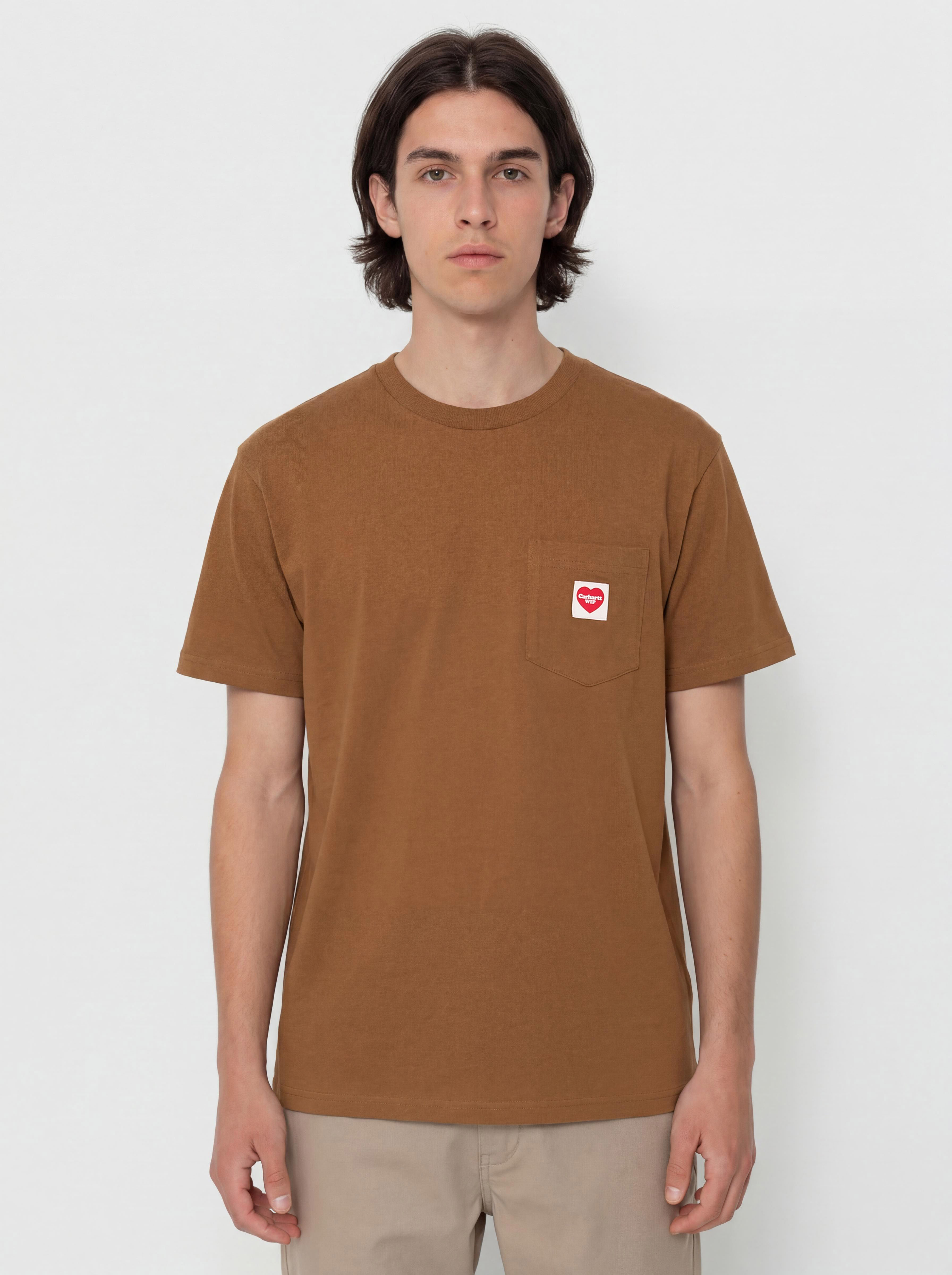 Тениска Carhartt WIP Pocket Heart (hamilton brown)