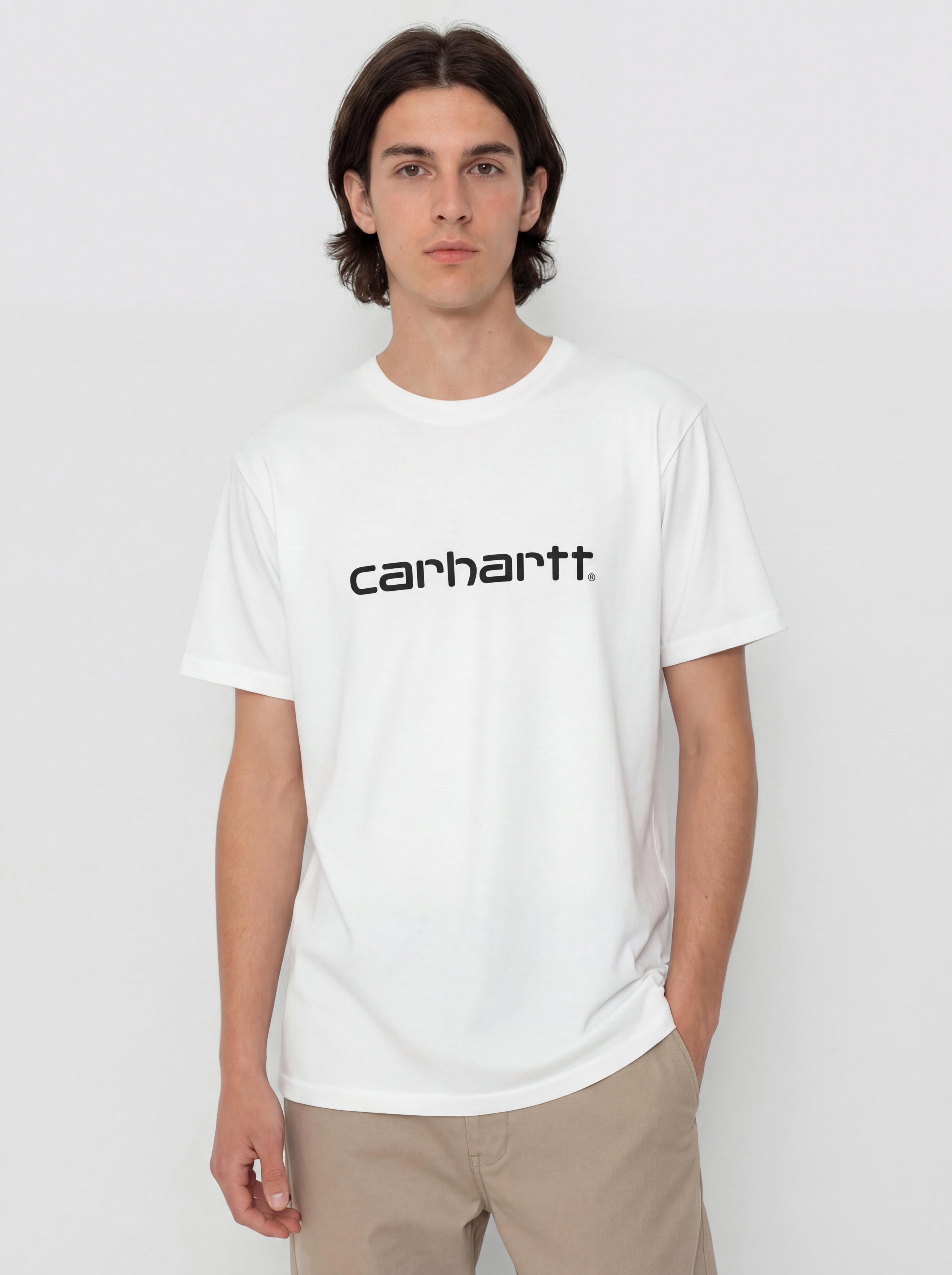 Тениска Carhartt WIP Script (white/black)