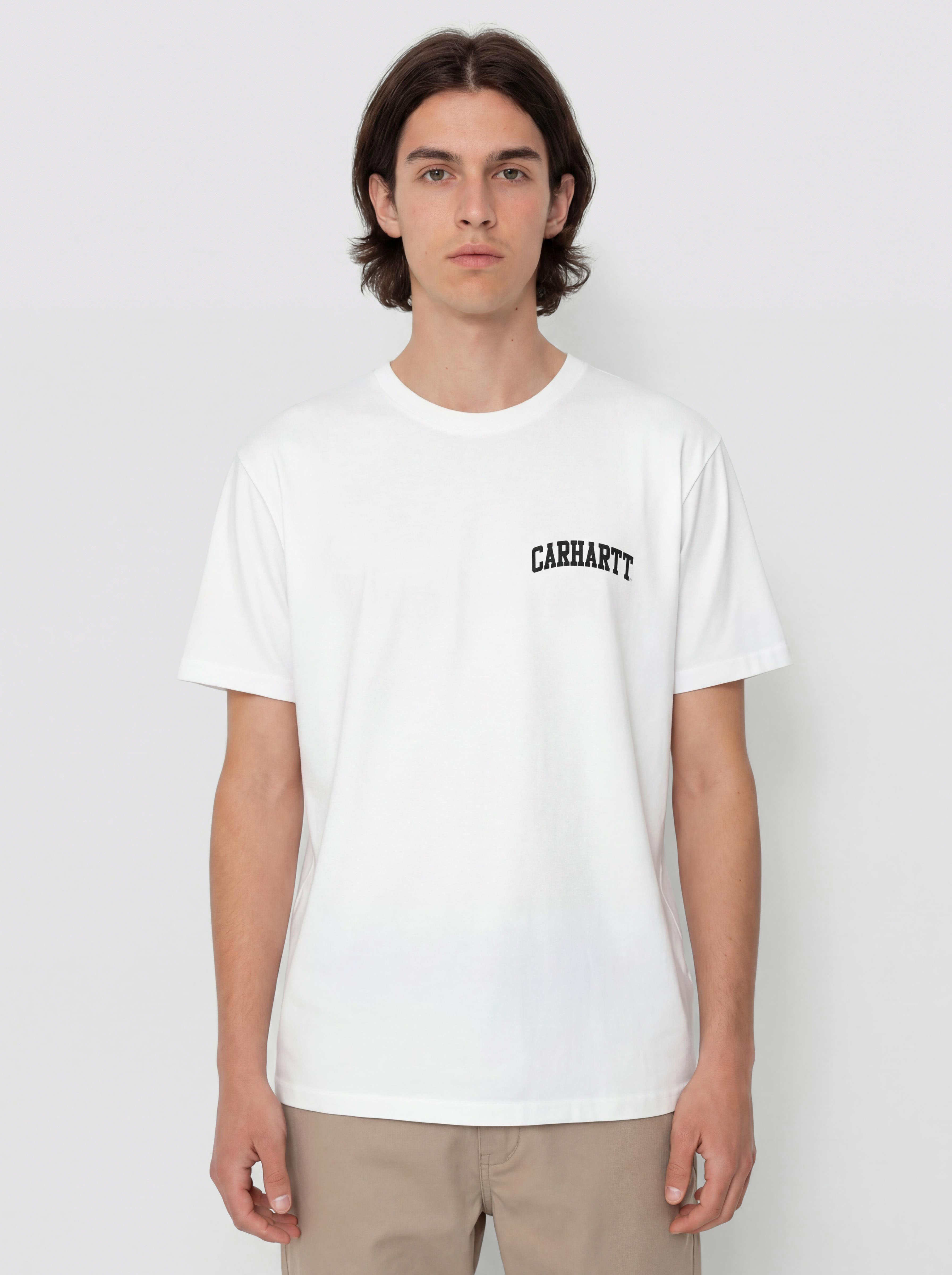 Тениска Carhartt WIP University Script (white/black)