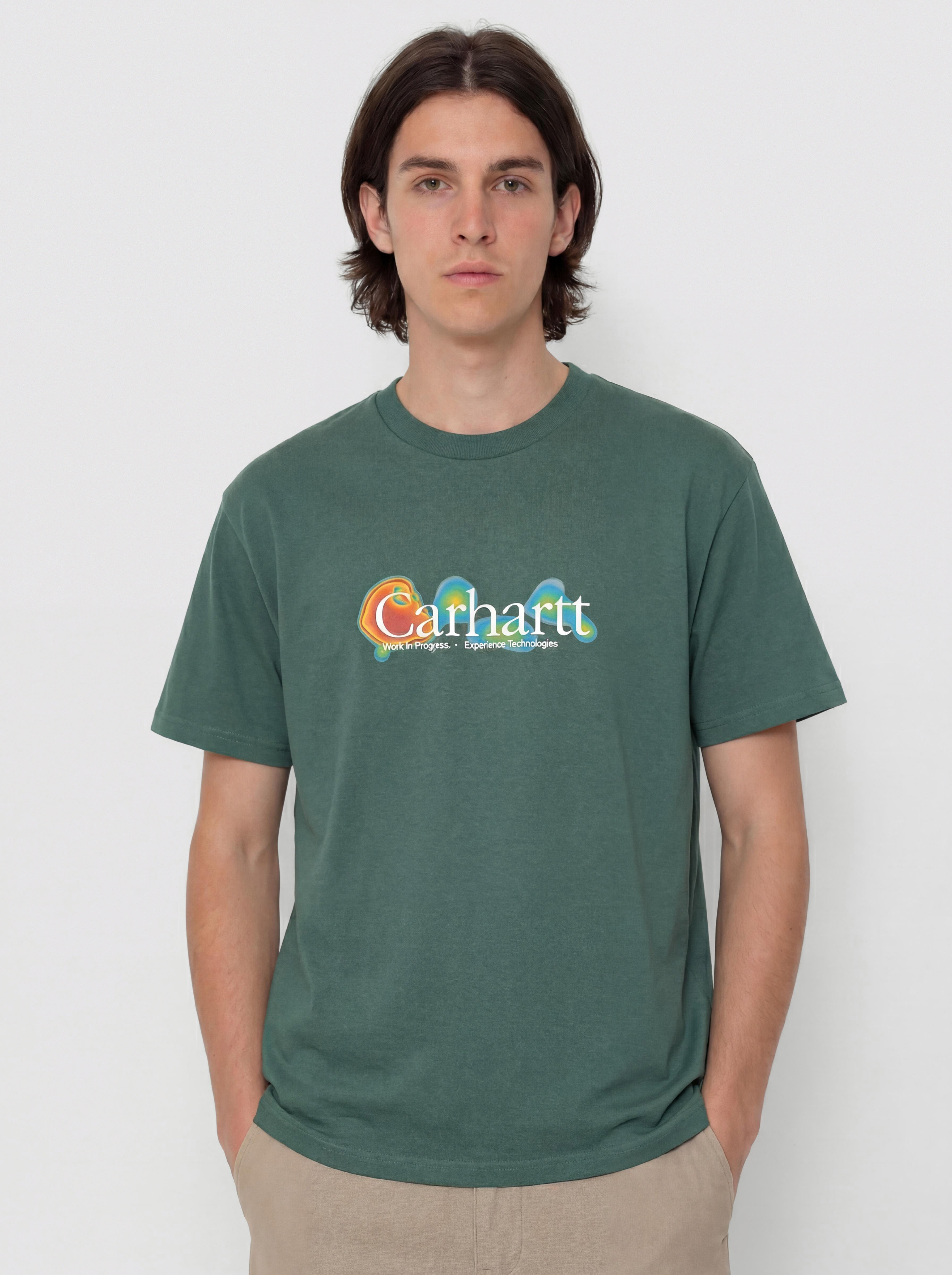 Тениска Carhartt WIP Experiential (silver pine)