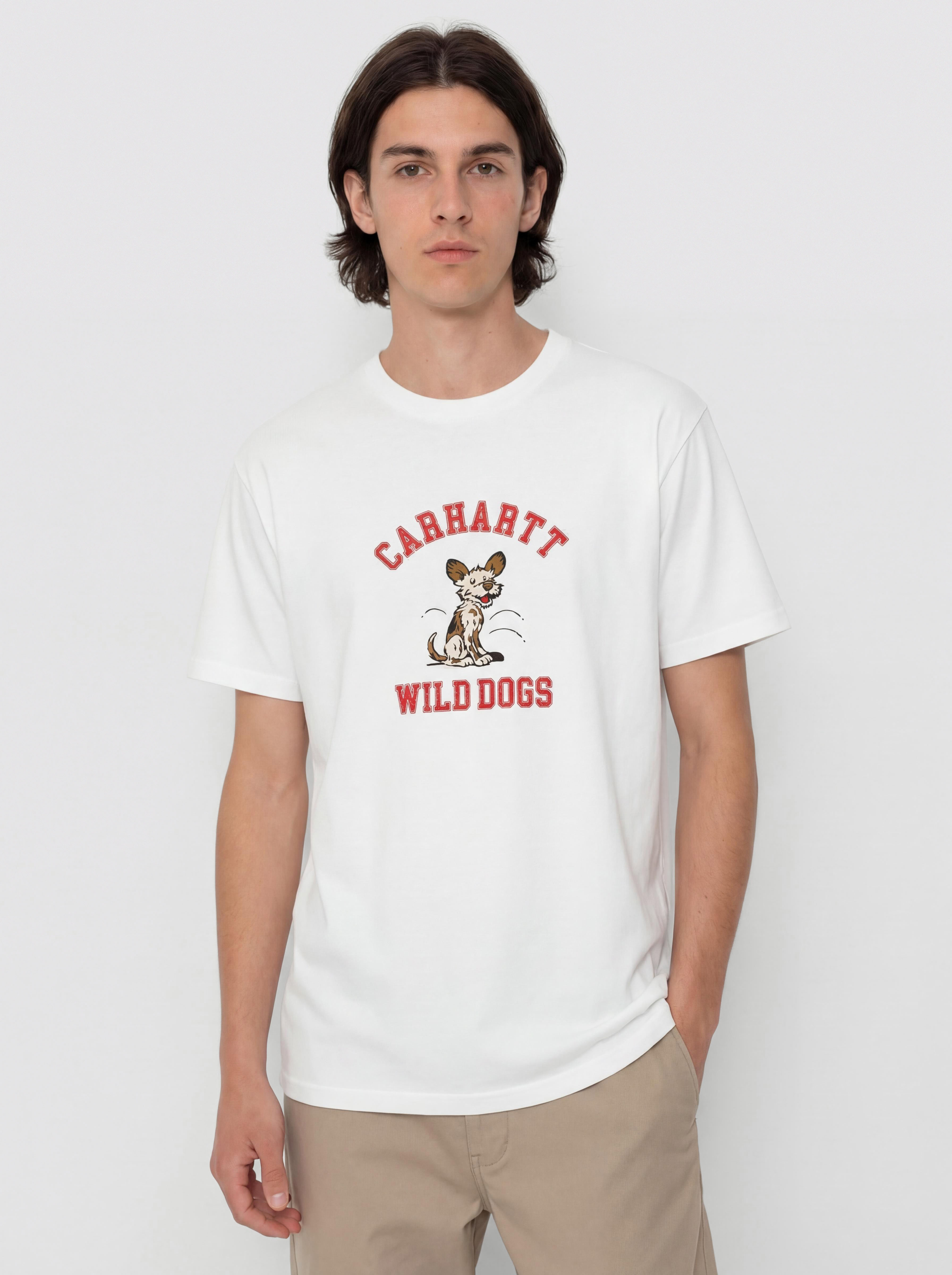 Тениска Carhartt WIP Wild Dog (white)