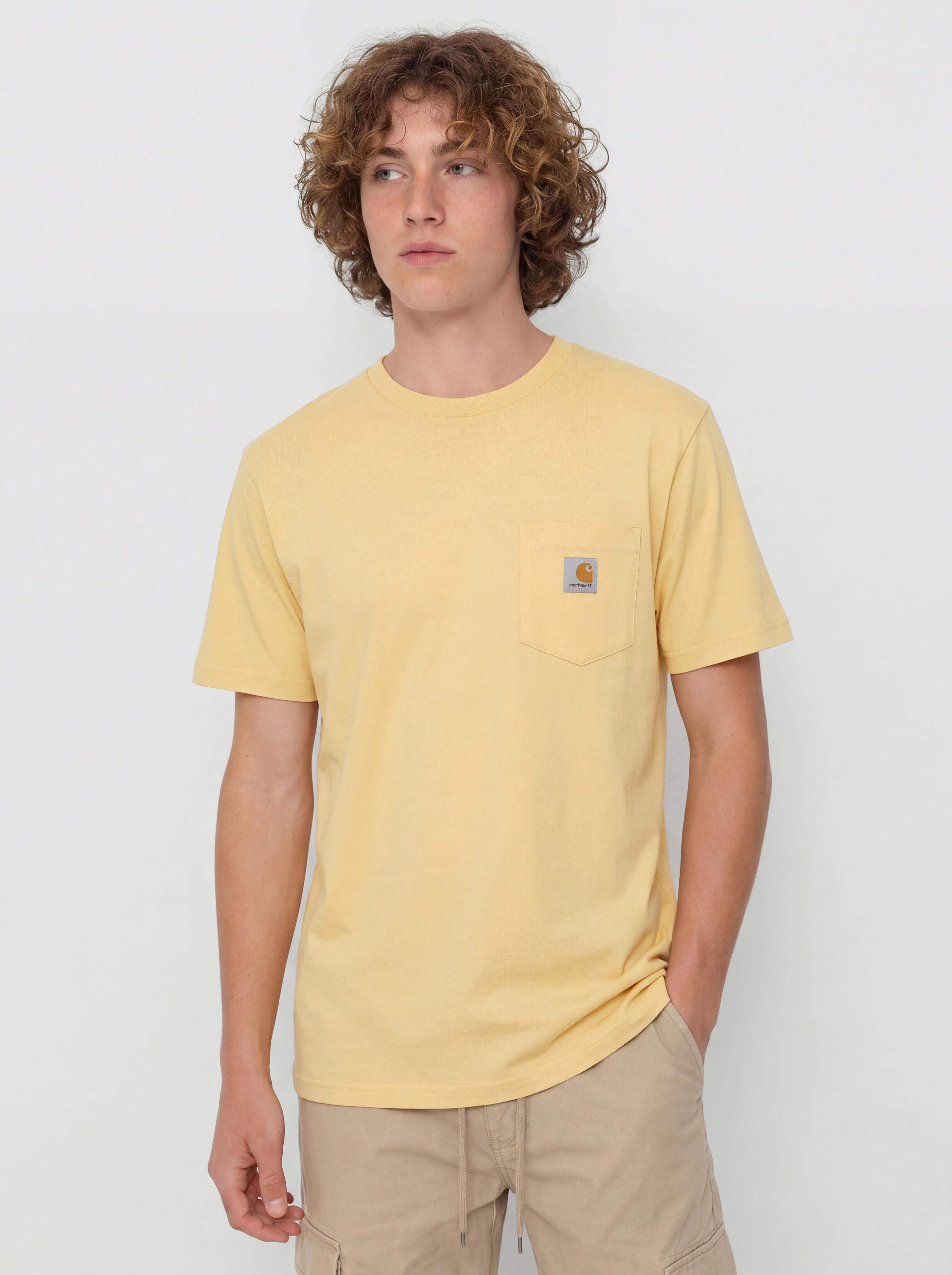 Тениска Carhartt WIP Pocket (air yellow)