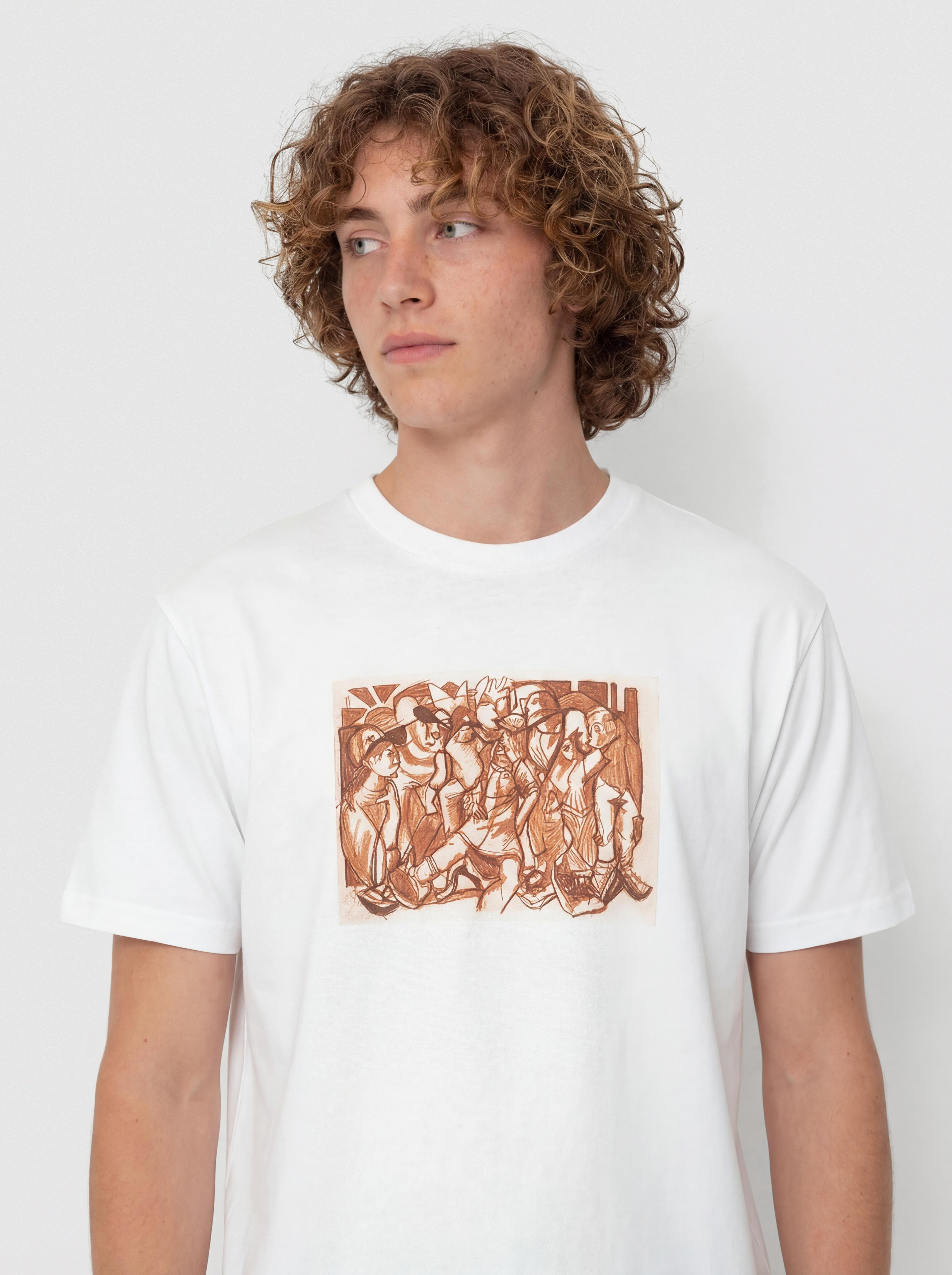 Тениска Carhartt WIP Cai Arfon Bellis (white)