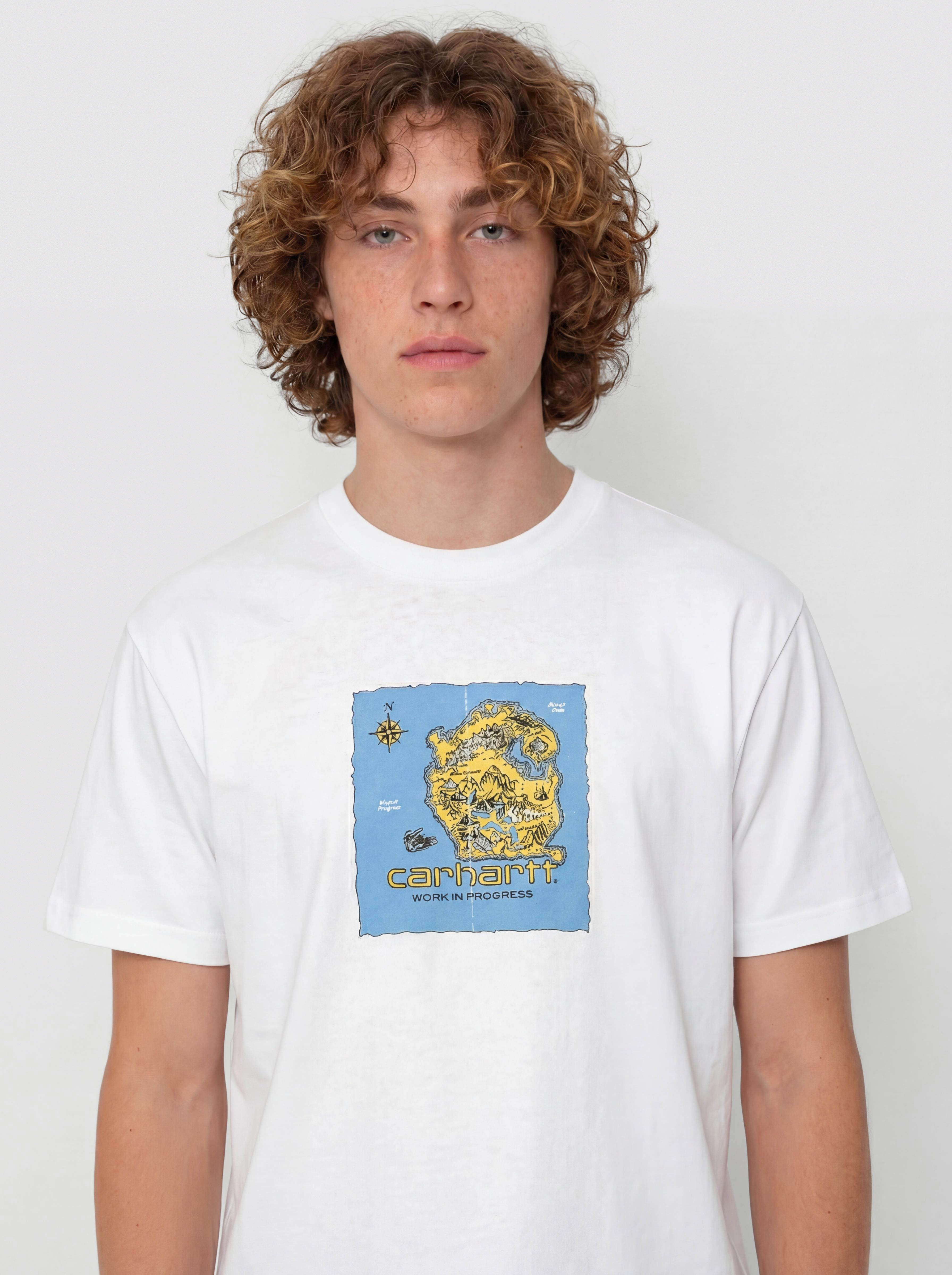 Тениска Carhartt WIP Old World (white)