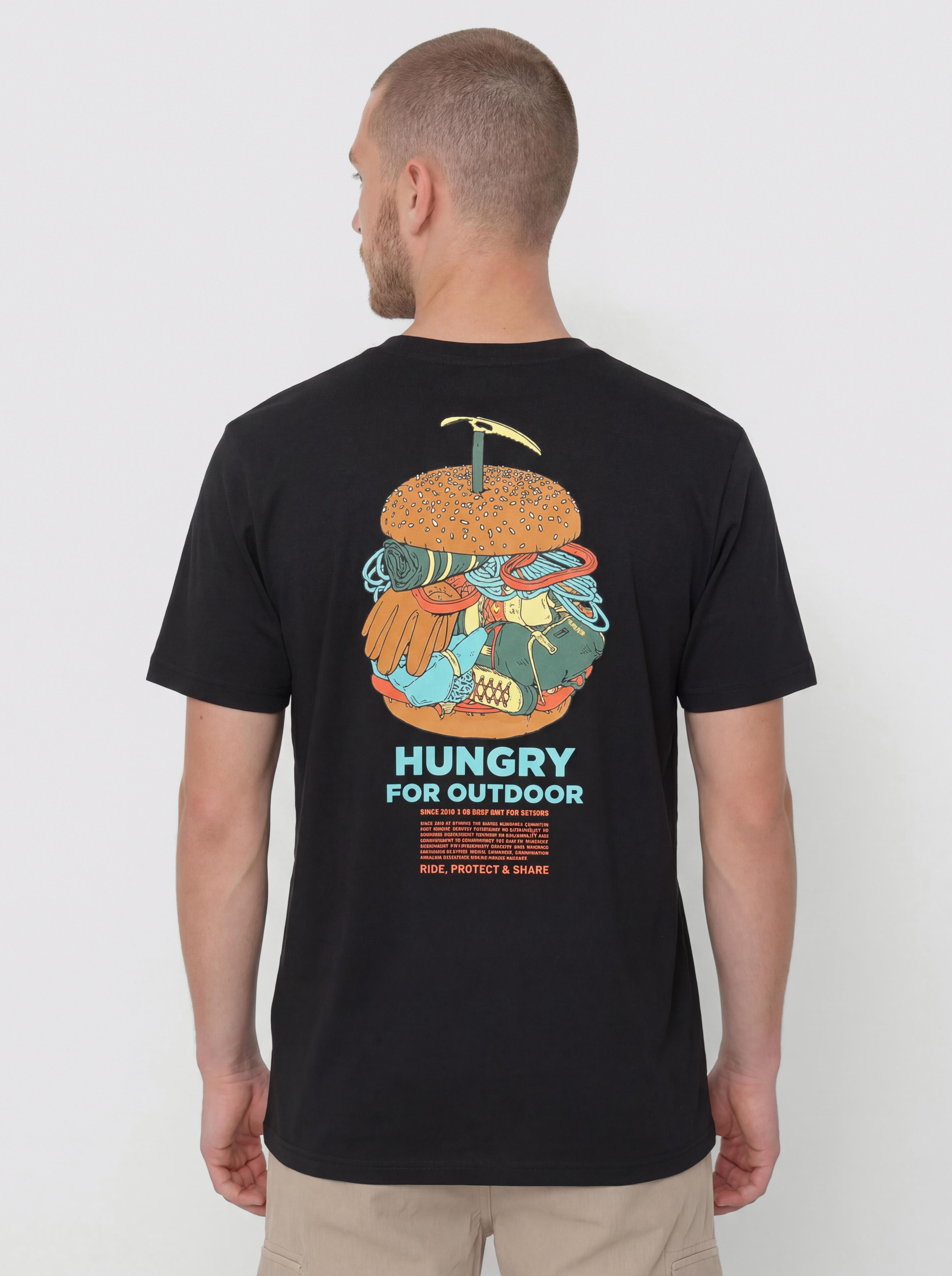 Тениска Picture Hikkily (black)