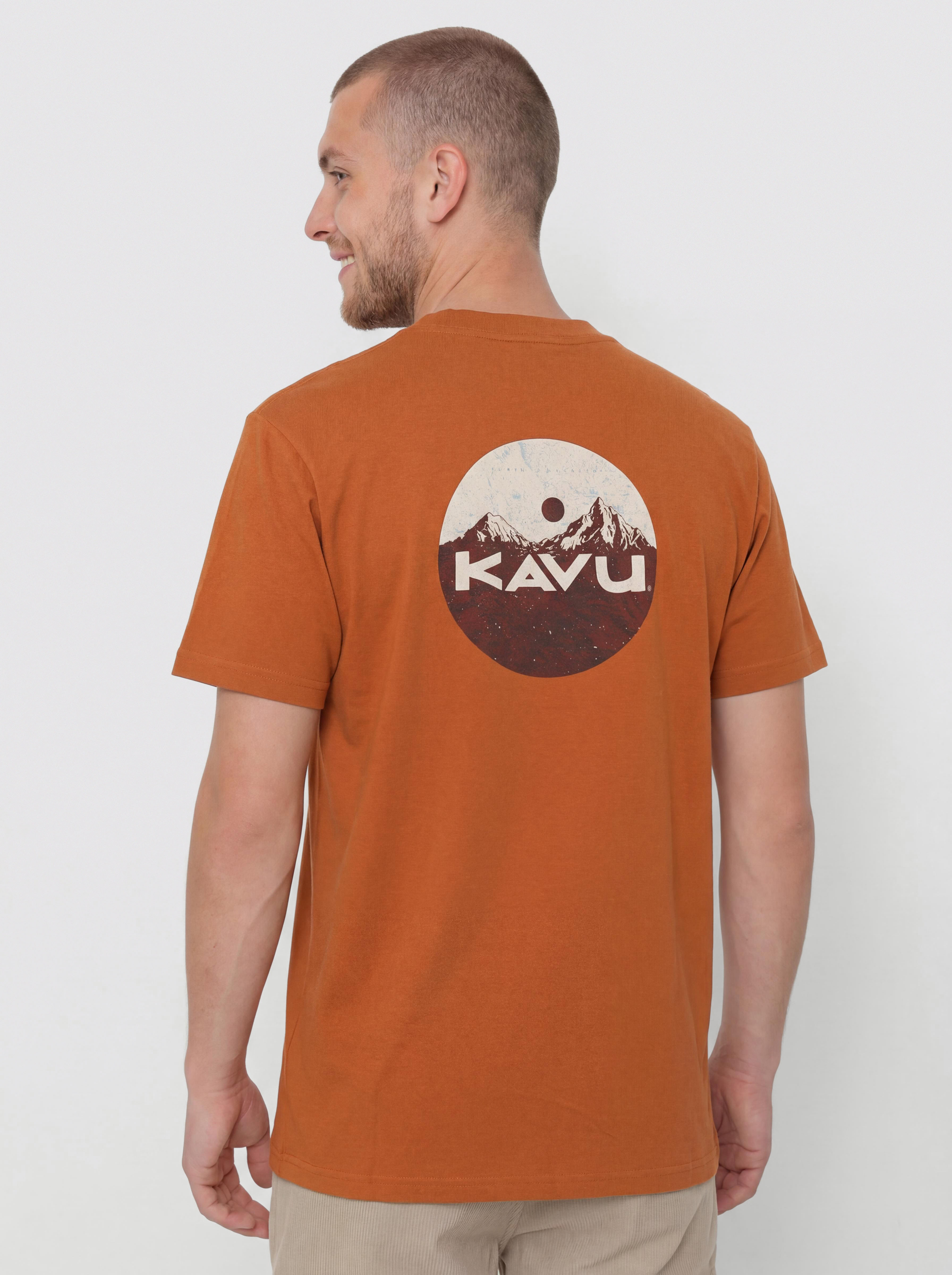 Тениска Kavu KAVU Range (cedar rust)