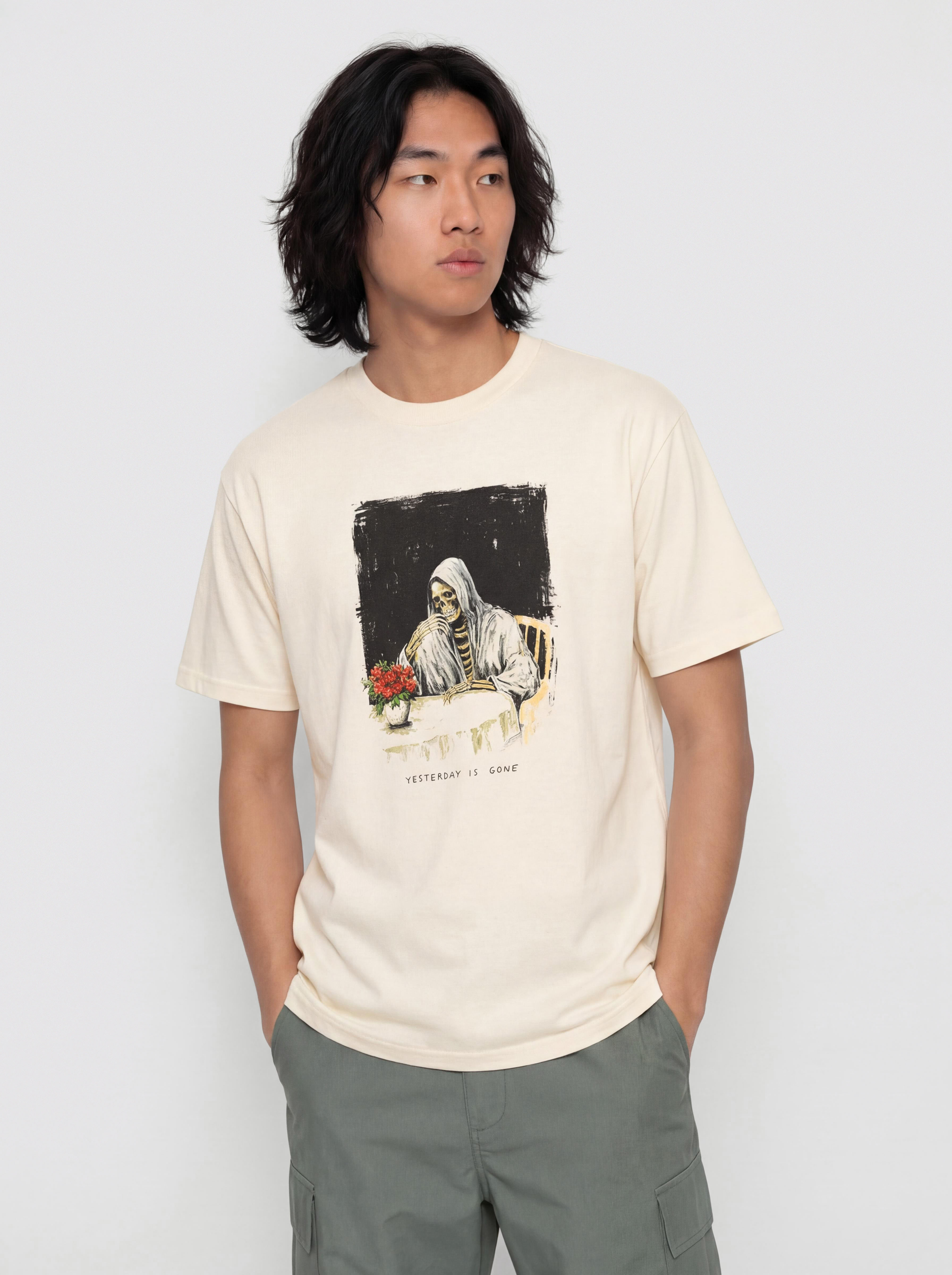 Тениска Deathwish Yesterday Is Gone (cream)