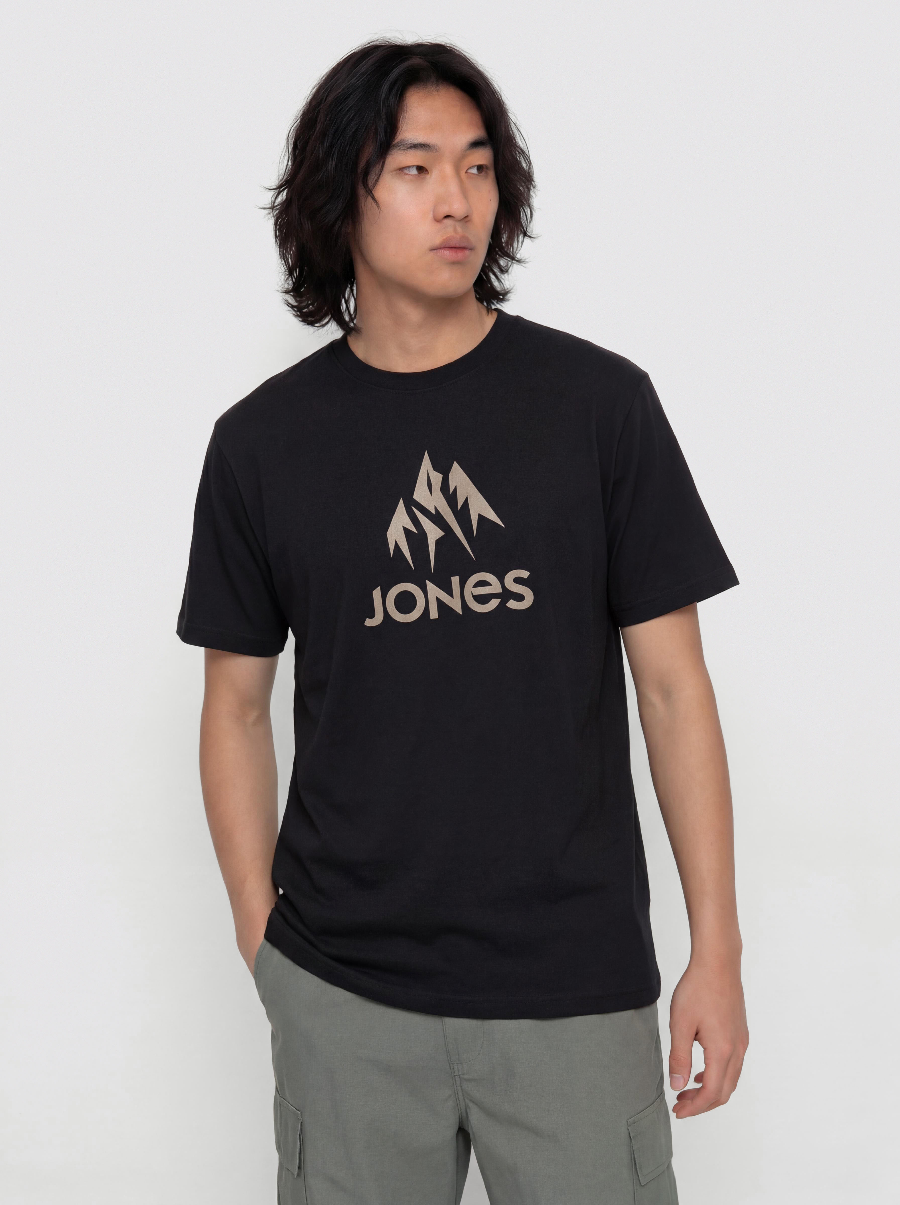 Тениска Jones Snowboards Truckee Org Cot (stealth black)