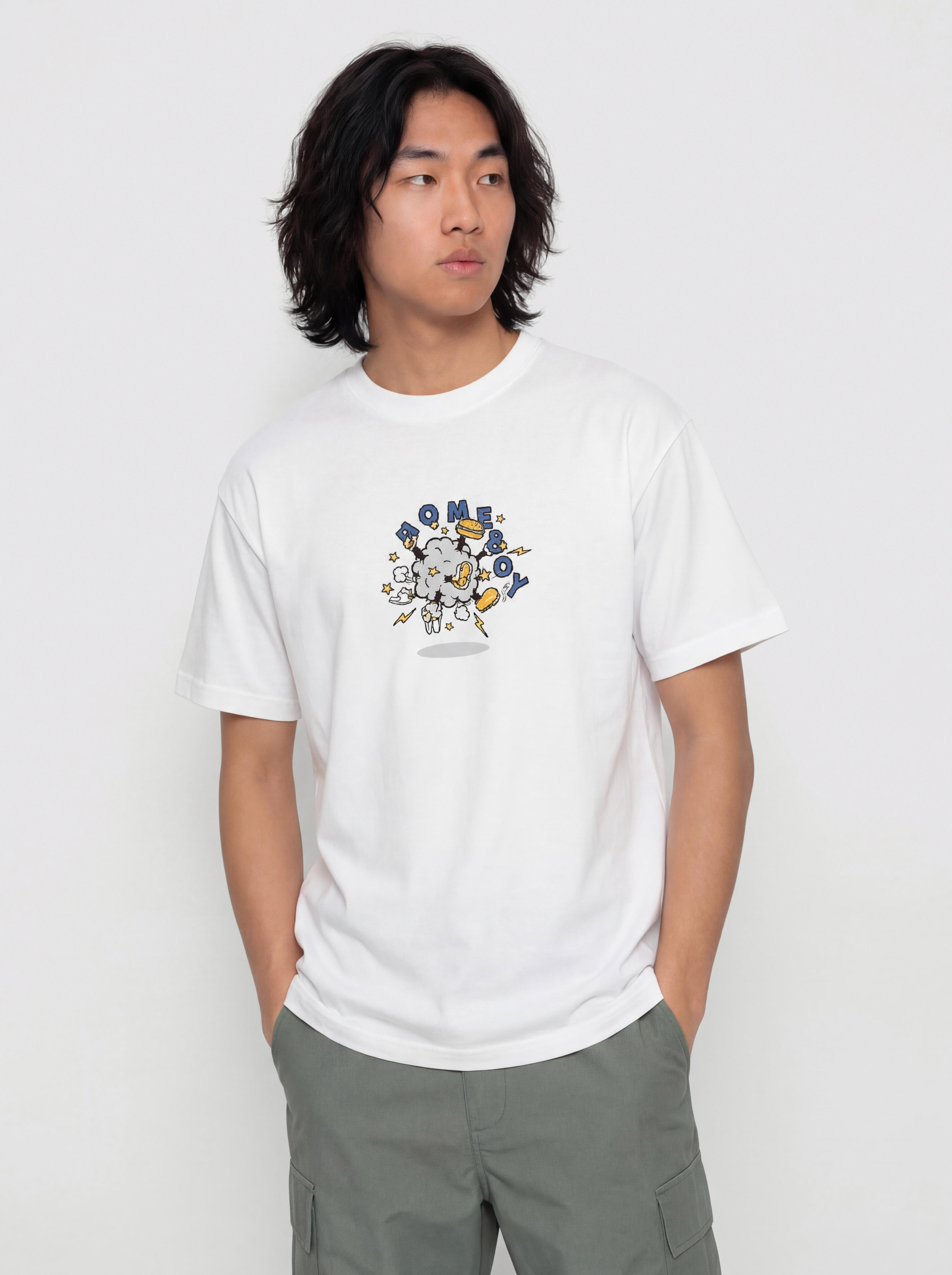 Тениска Homeboy Fight Cloud (white)