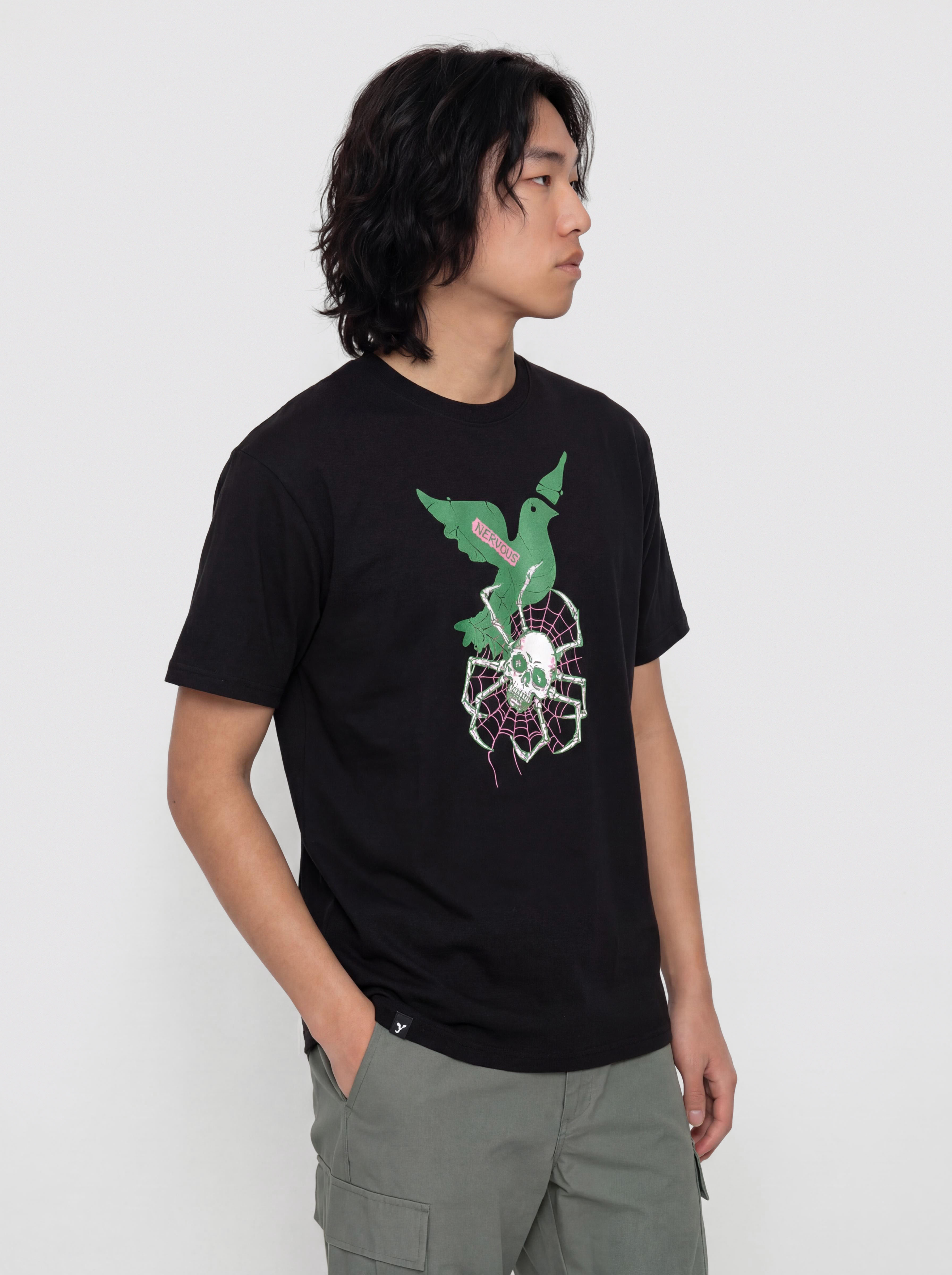Тениска Nervous Scary (black)
