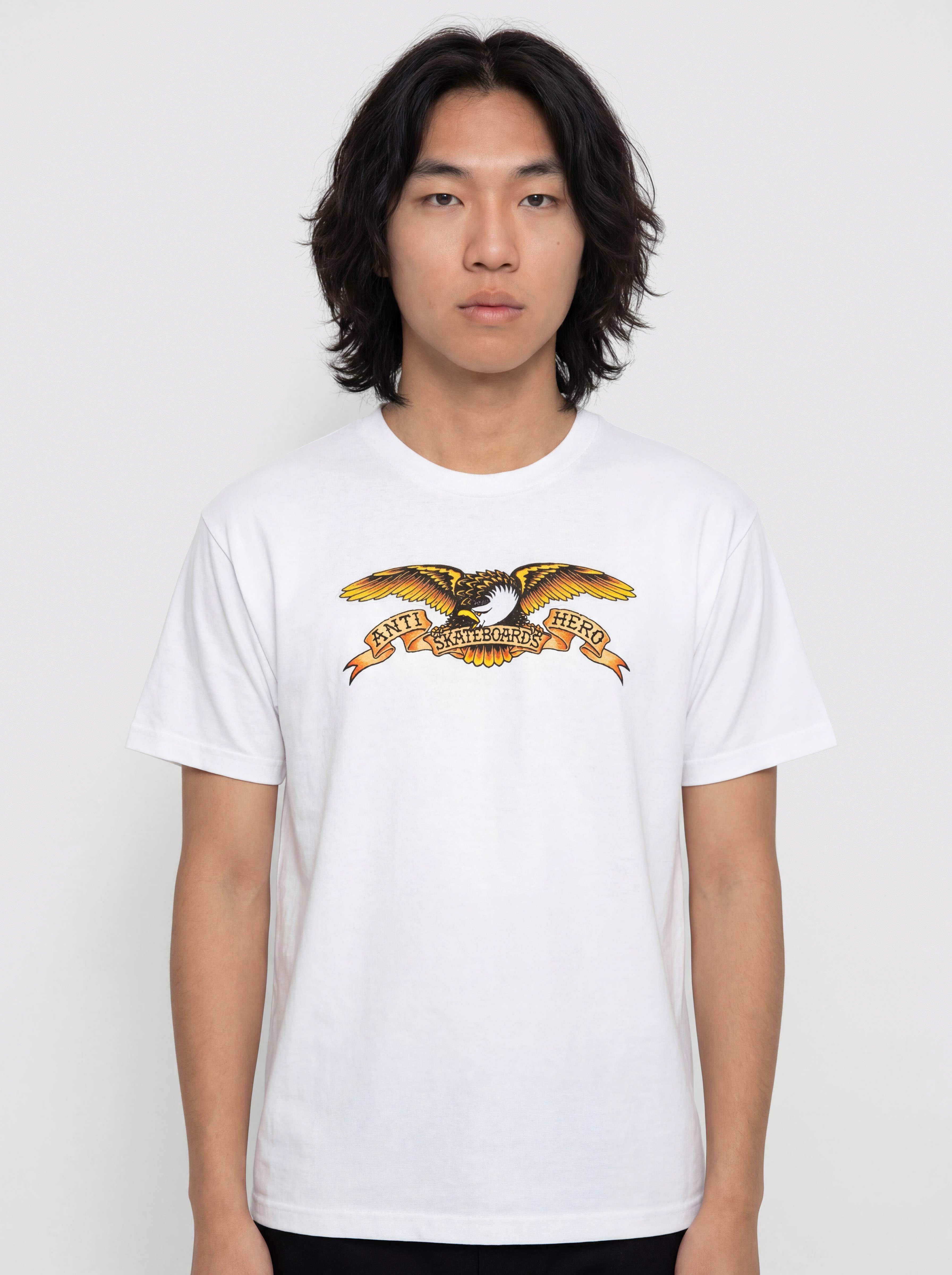 Тениска Antihero Eagle (white w/black multi color print)