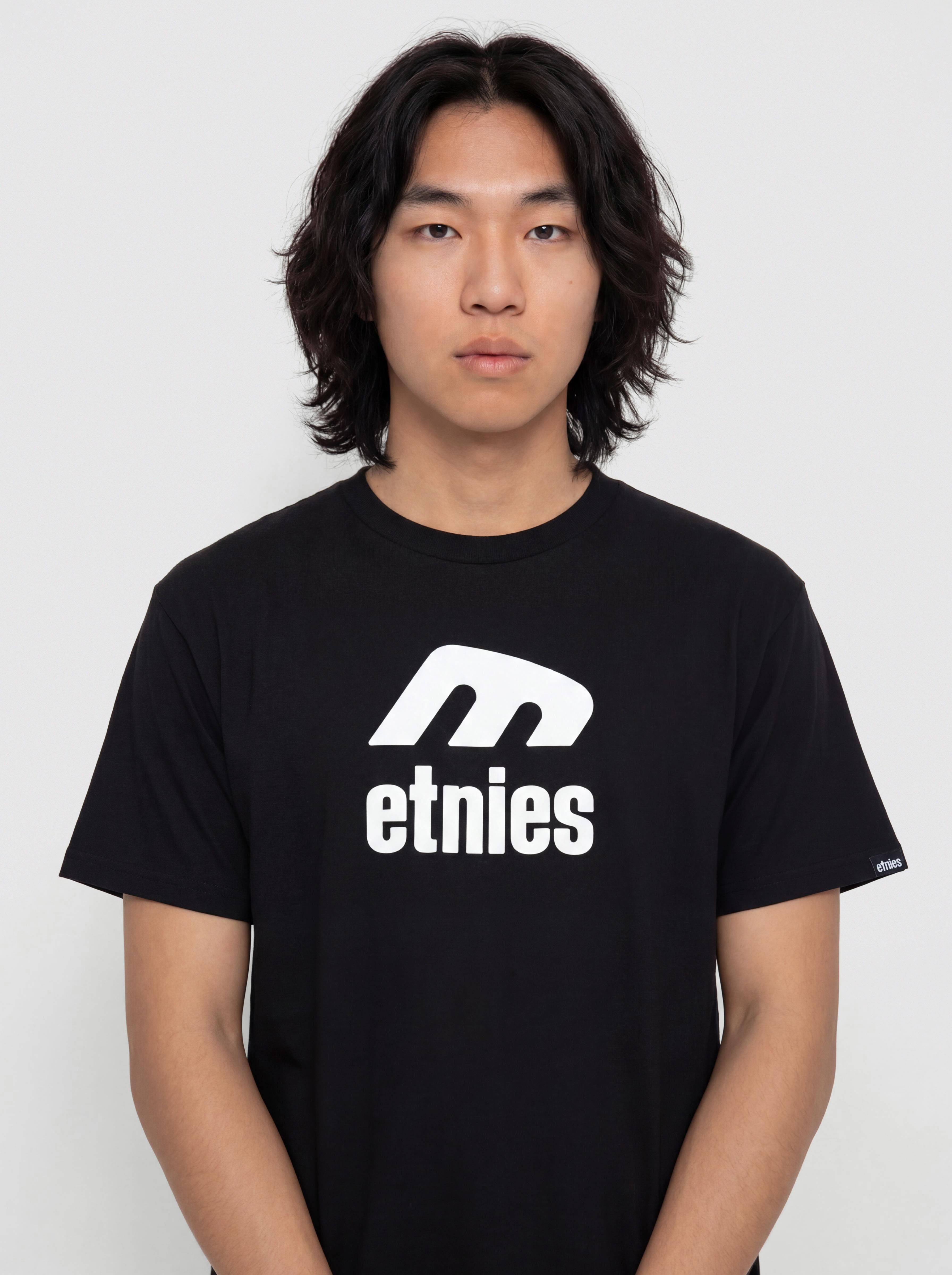 Тениска Etnies Icon E (black/white)
