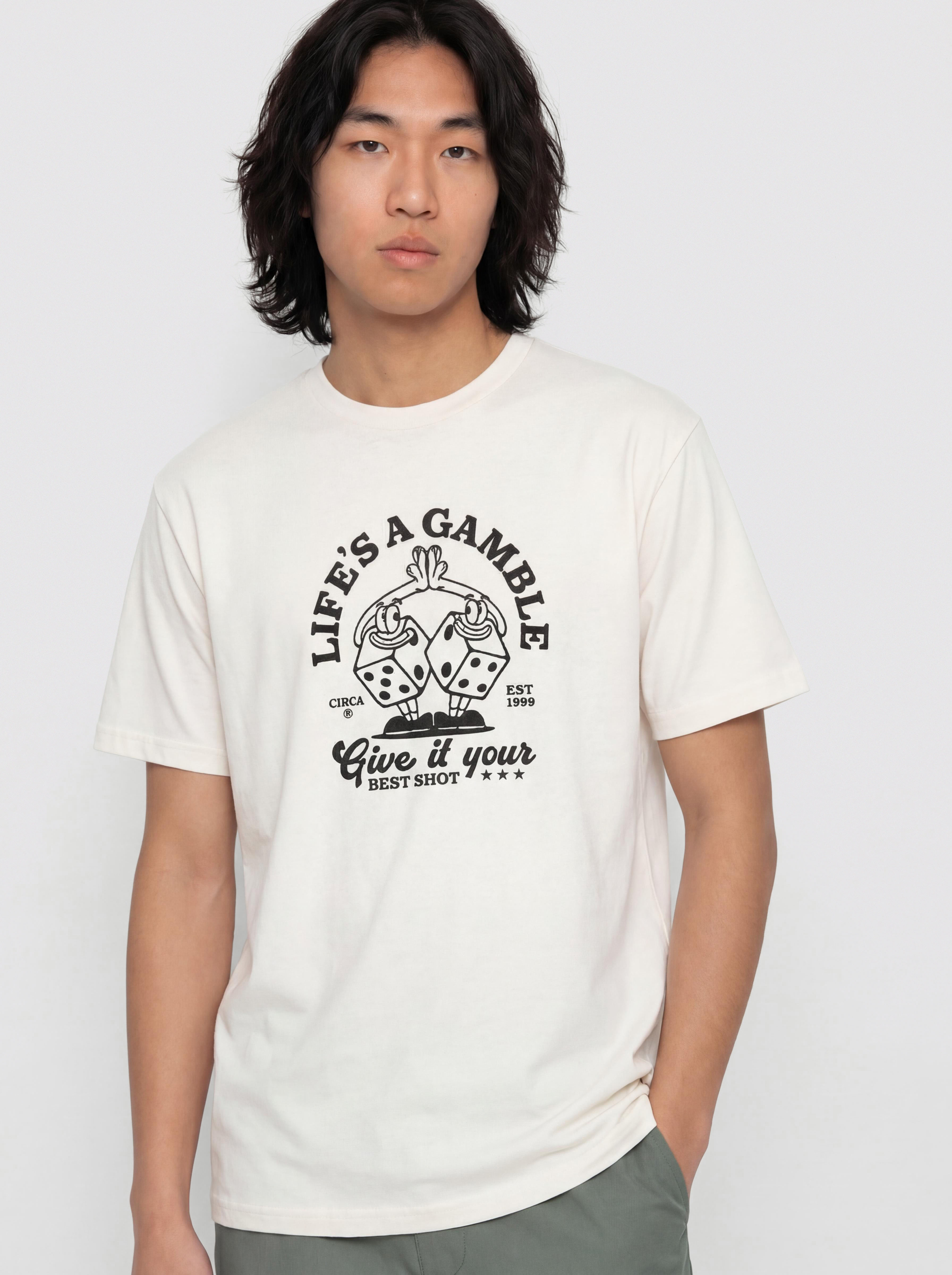 Тениска Circa Chance (vintage white)