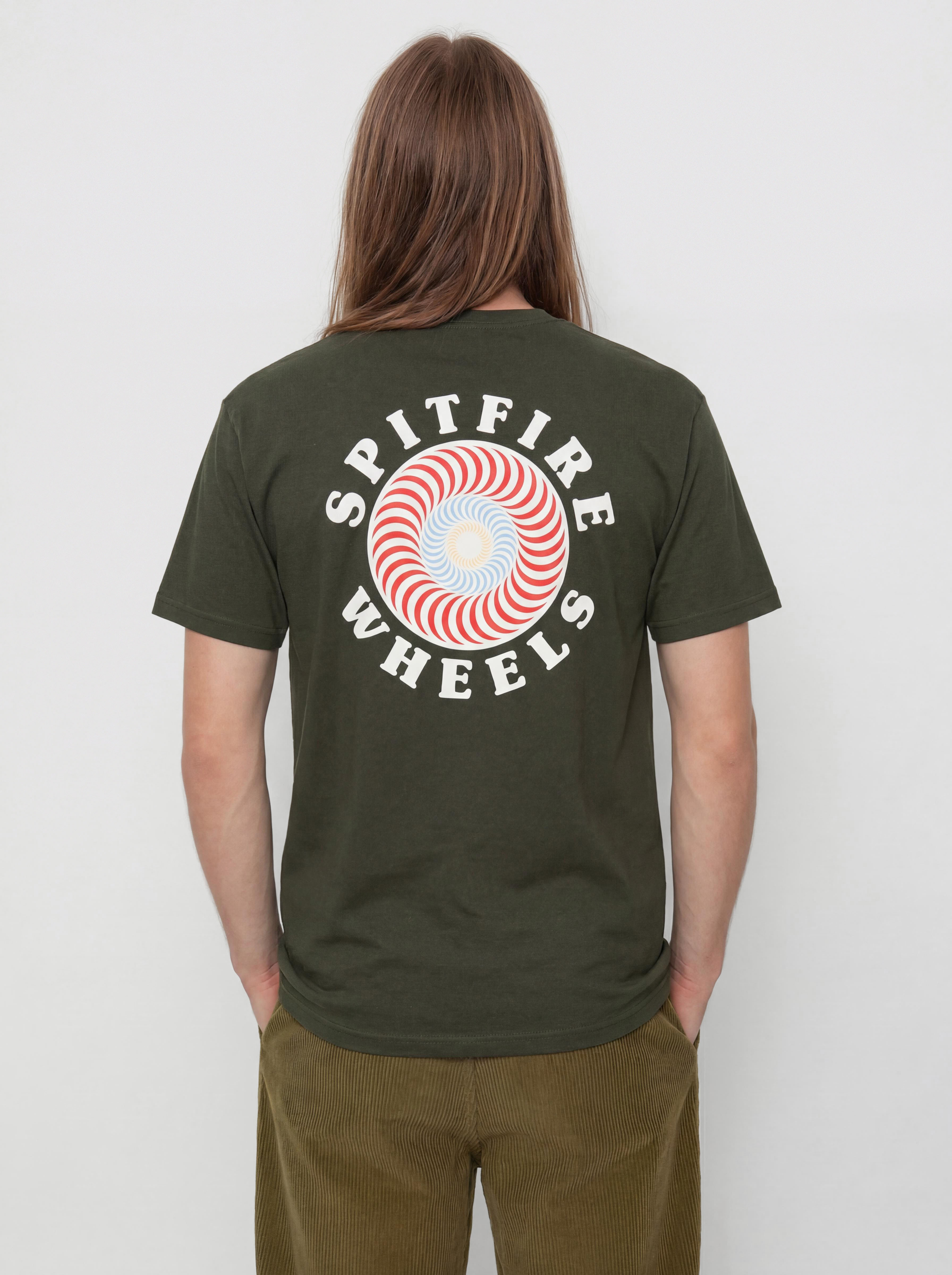 Тениска Spitfire Og Classic Fill (forest green/ml)