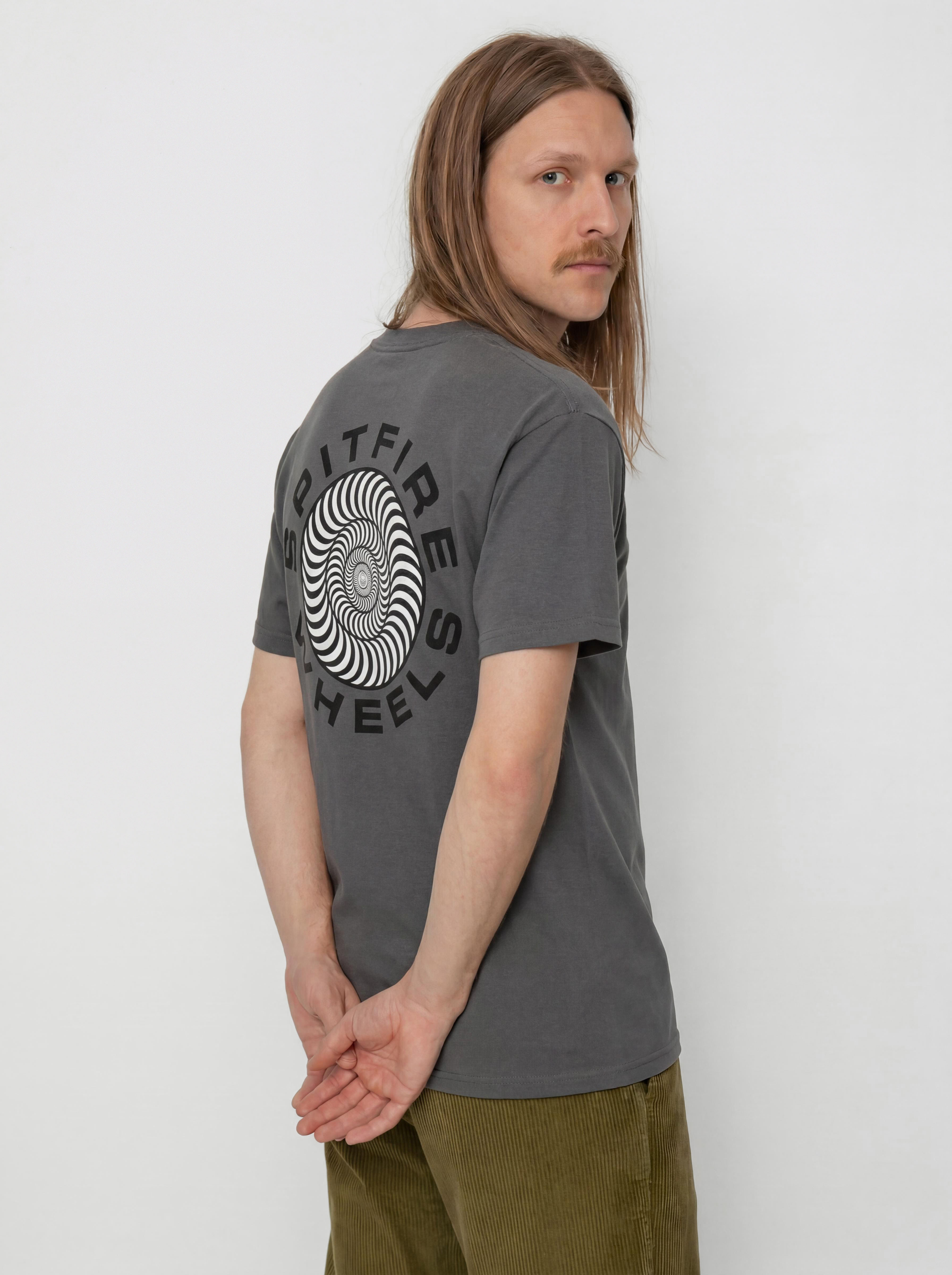 u0422u0435u043du0438u0441u043au0430 Spitfire Classic 87 Swirl Fill (charcoal solid w/black&white prints)