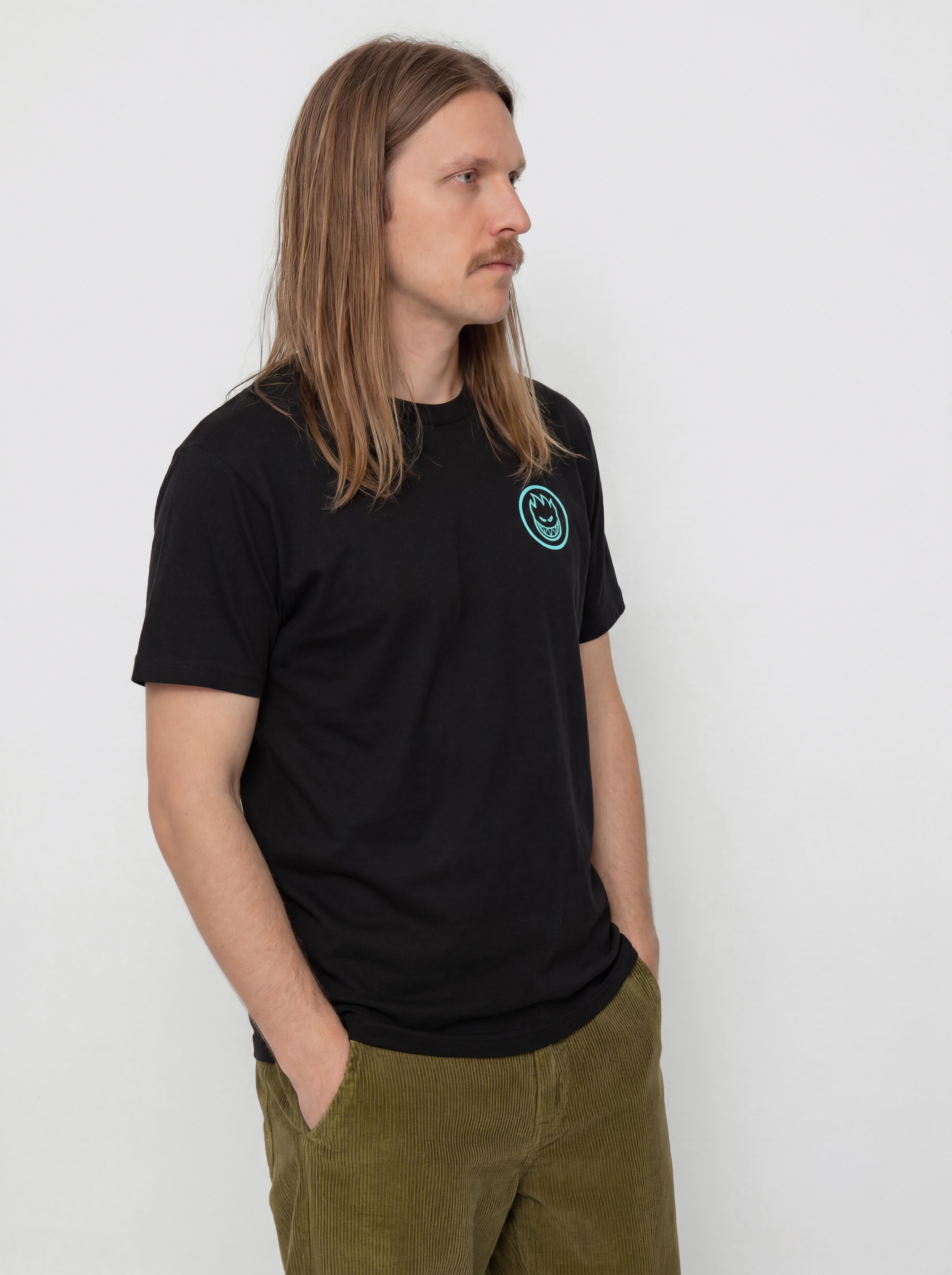 Тениска Spitfire Radioactive Classic Swirl (black)