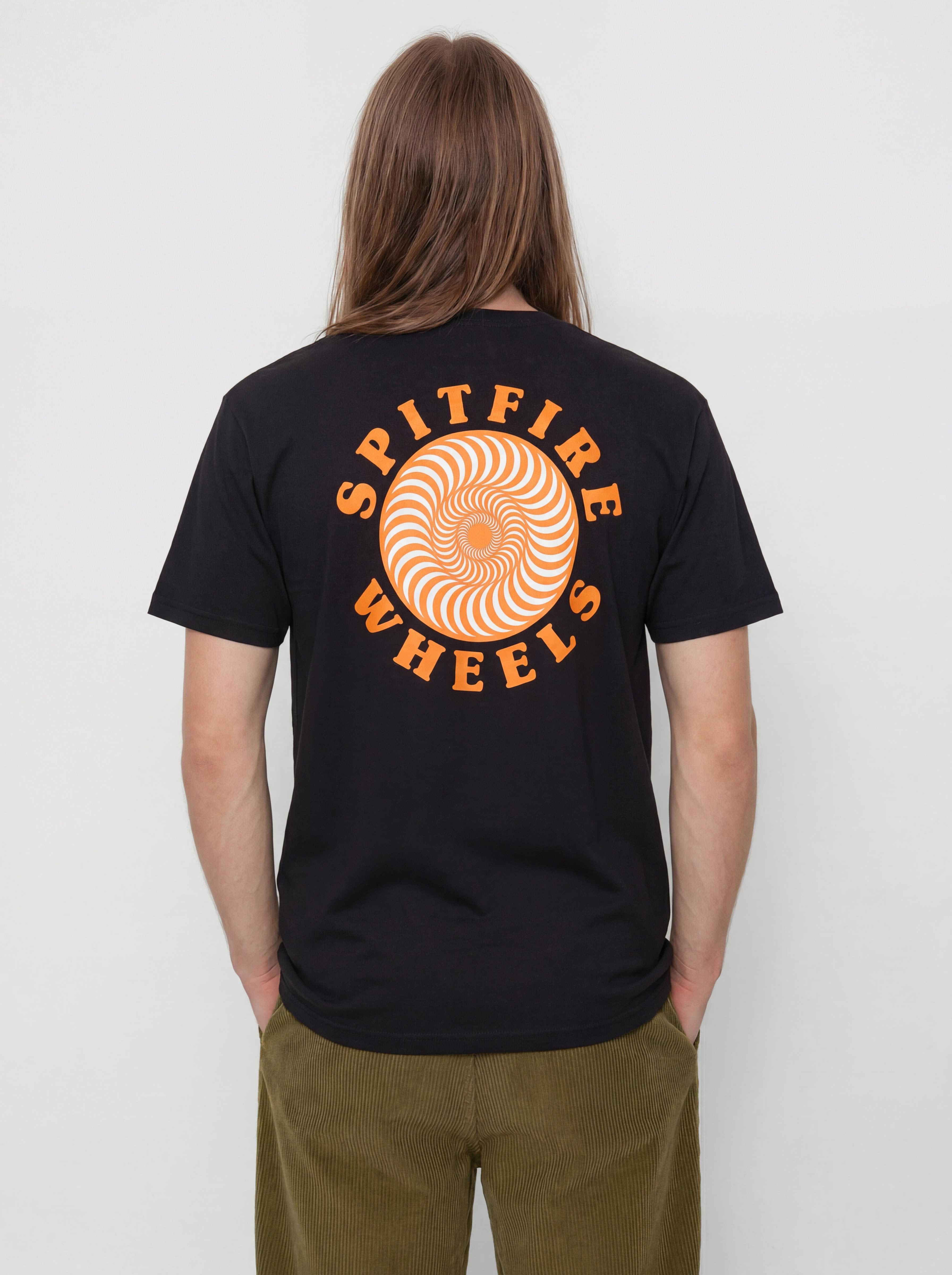 Тениска Spitfire Og Classic Fill (black/orange/white)