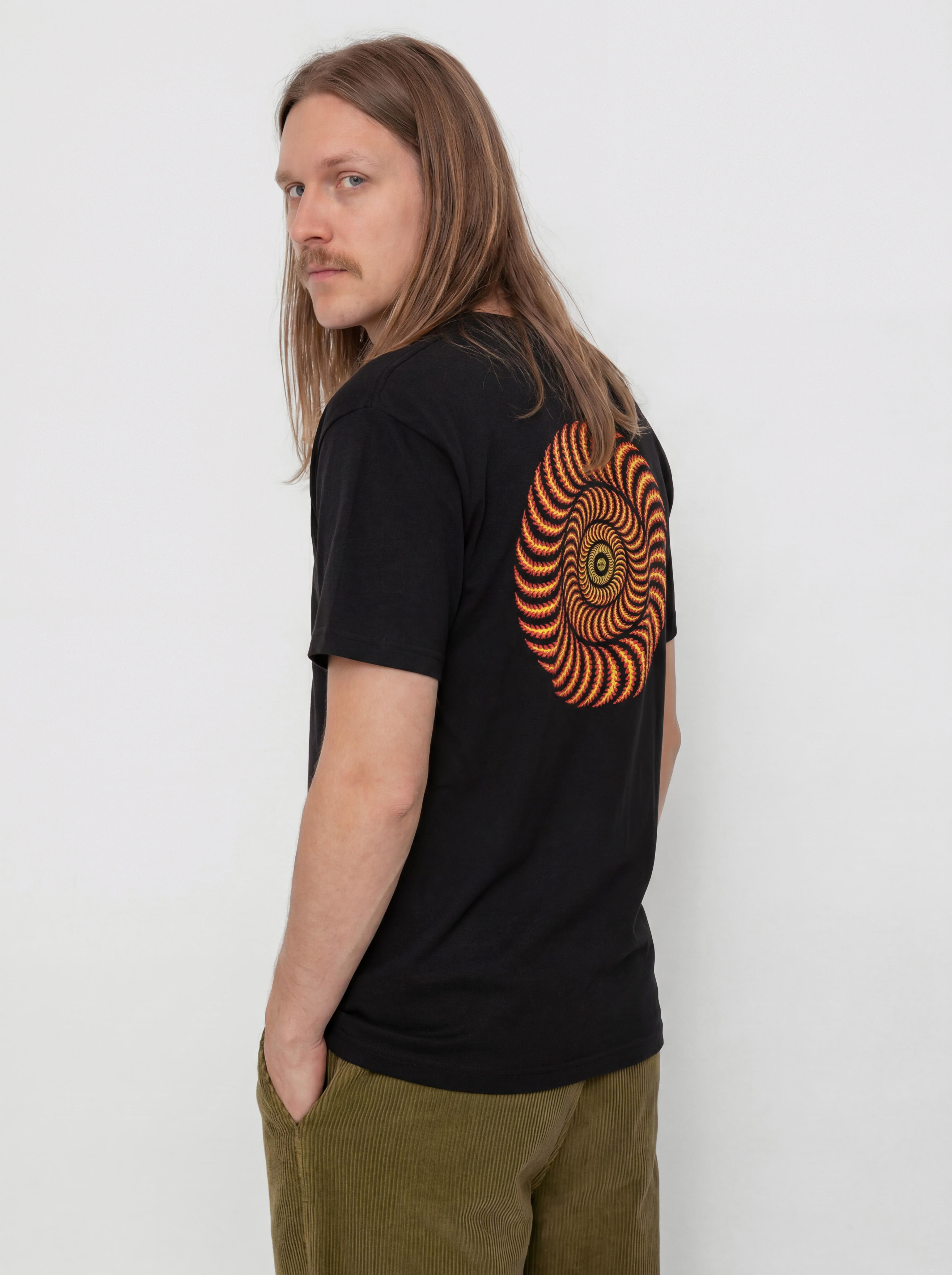 Тениска Spitfire Og Classic Flame (black w/red&yellow prints)