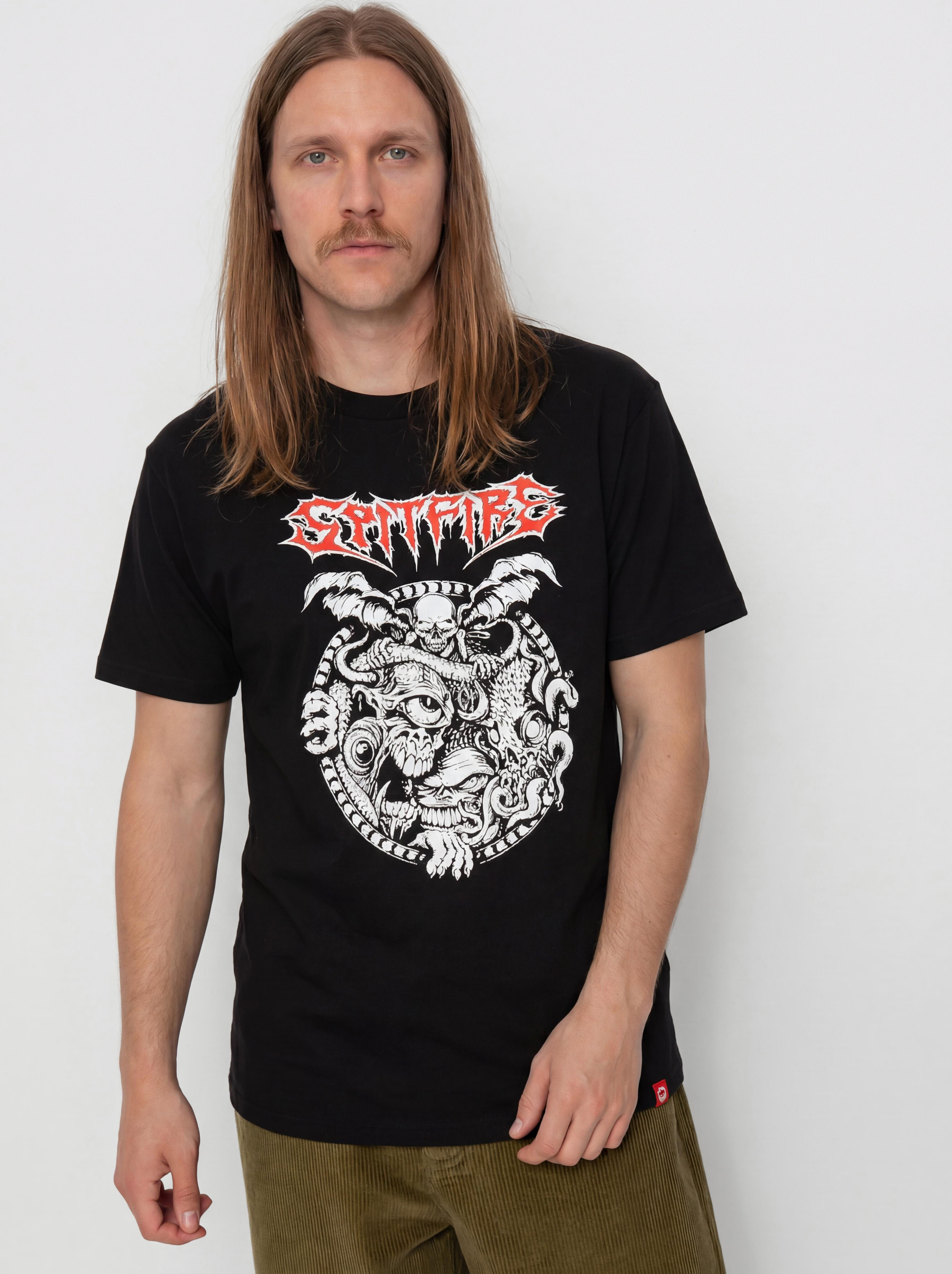 Тениска Spitfire Demon Gate (black w/red&white print)