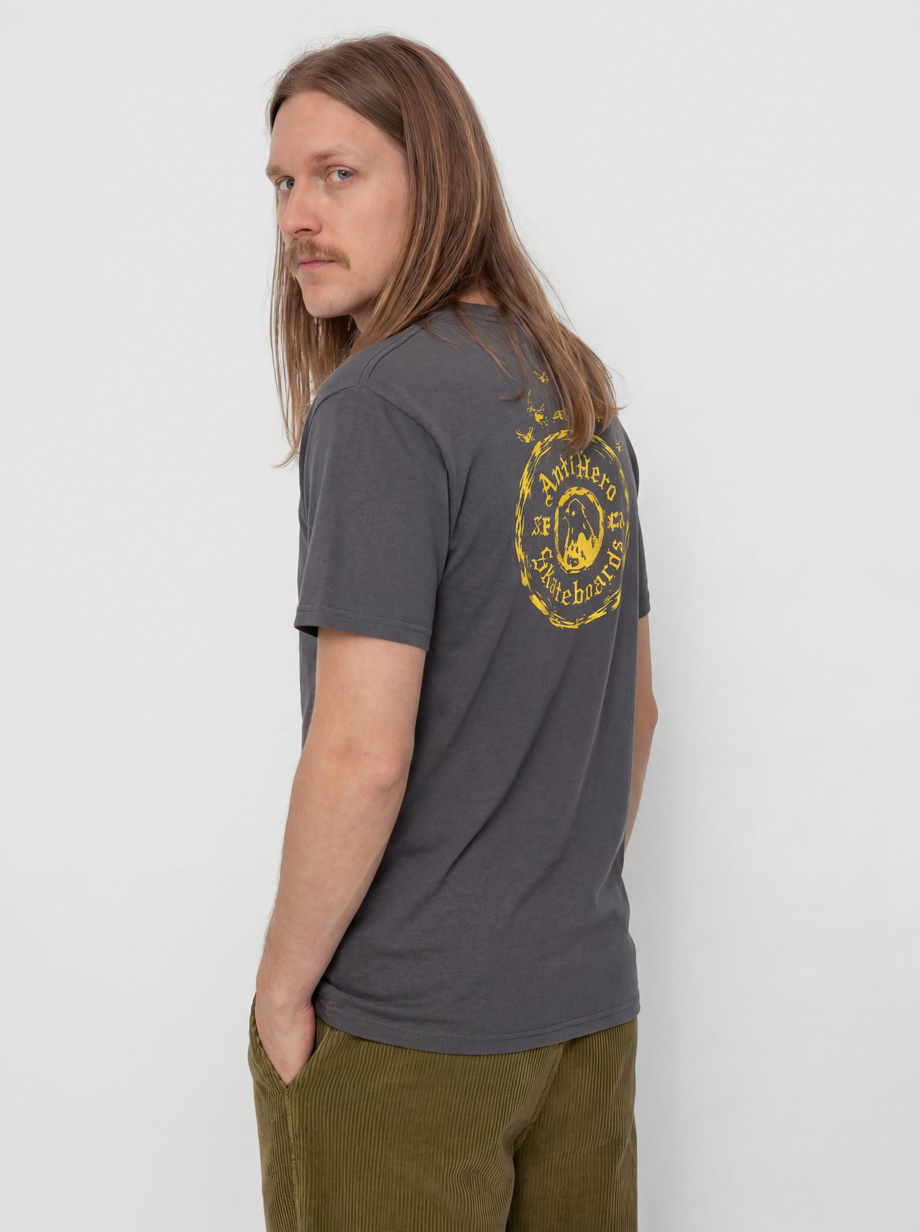 Тениска Antihero Pigeon Motion (charcoal grey)