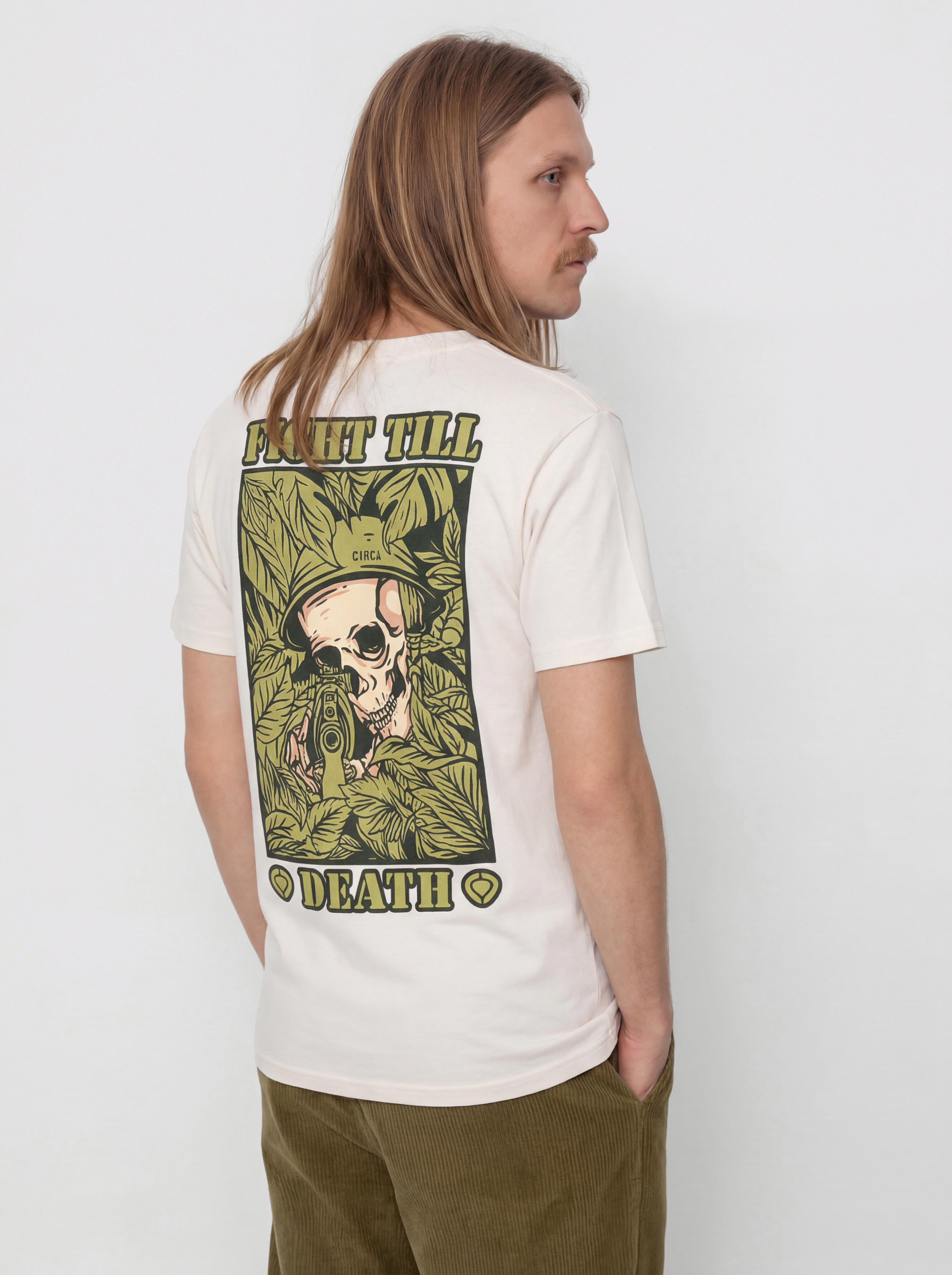 Тениска Circa Till Death (vintage white)