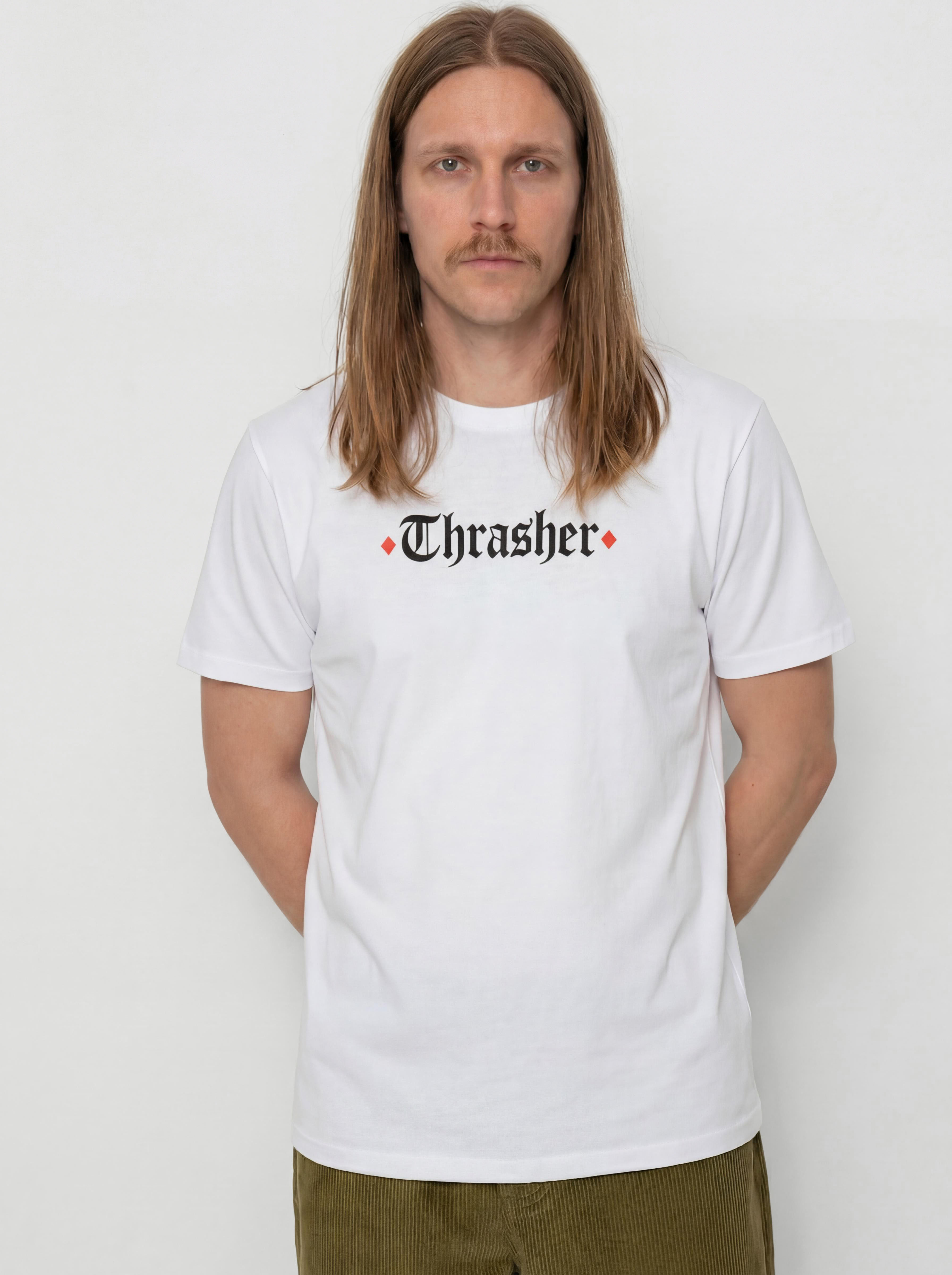 Тениска Thrasher x Spitfire The End Oath (white)