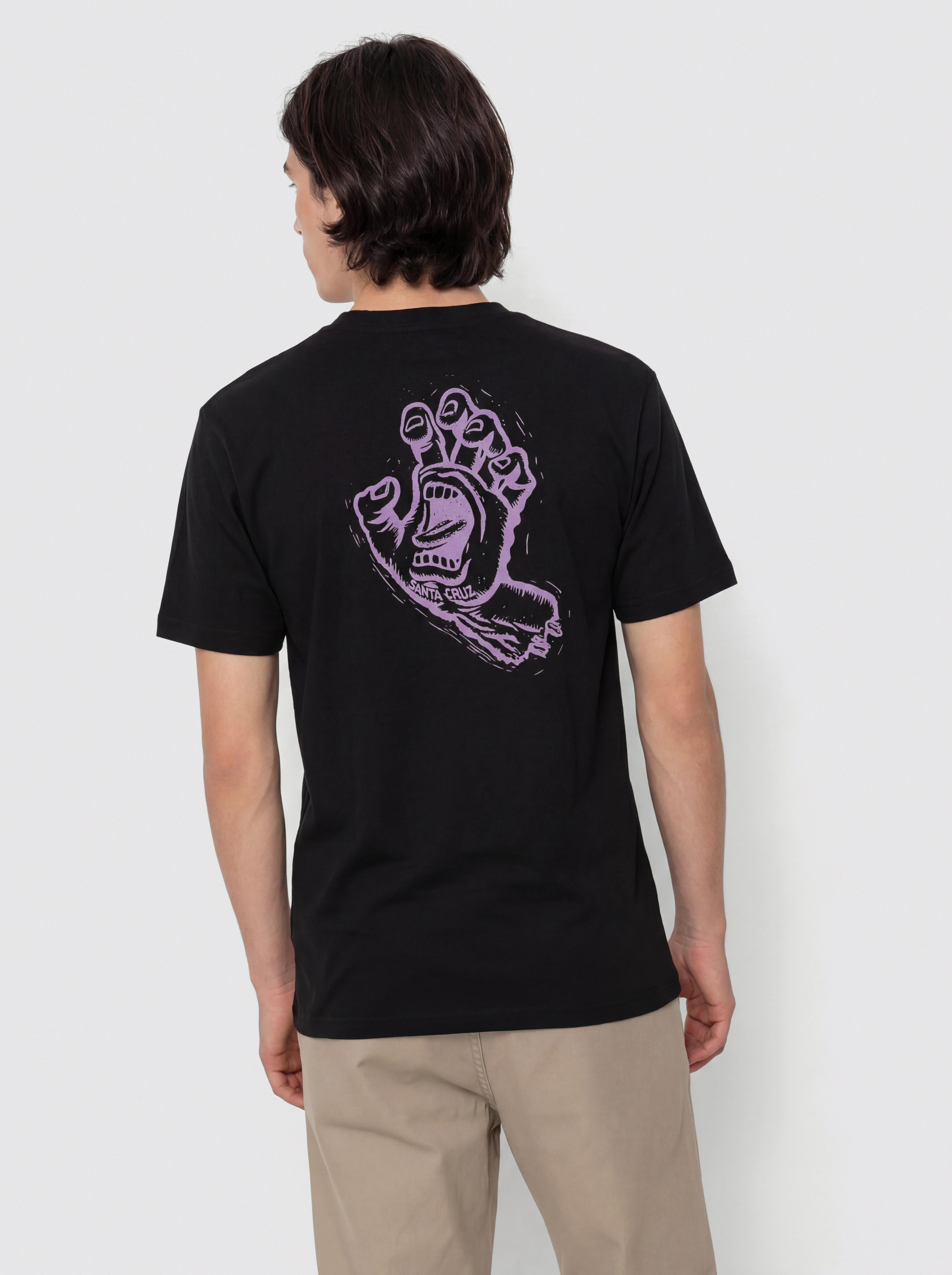 Тениска Santa Cruz Stamped Screaming Hand (black)