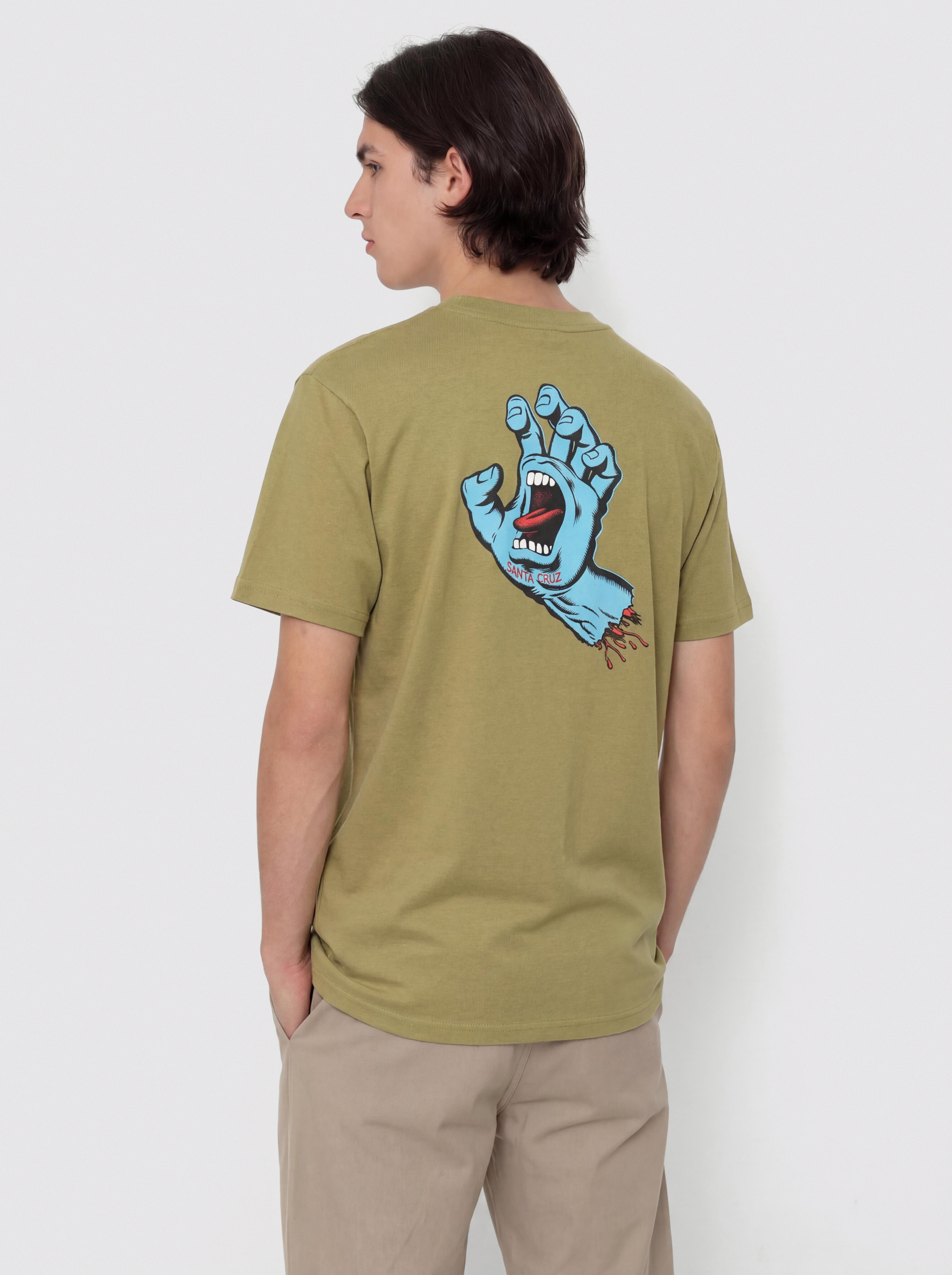 Тениска Santa Cruz Screaming Hand Chest (iguana)