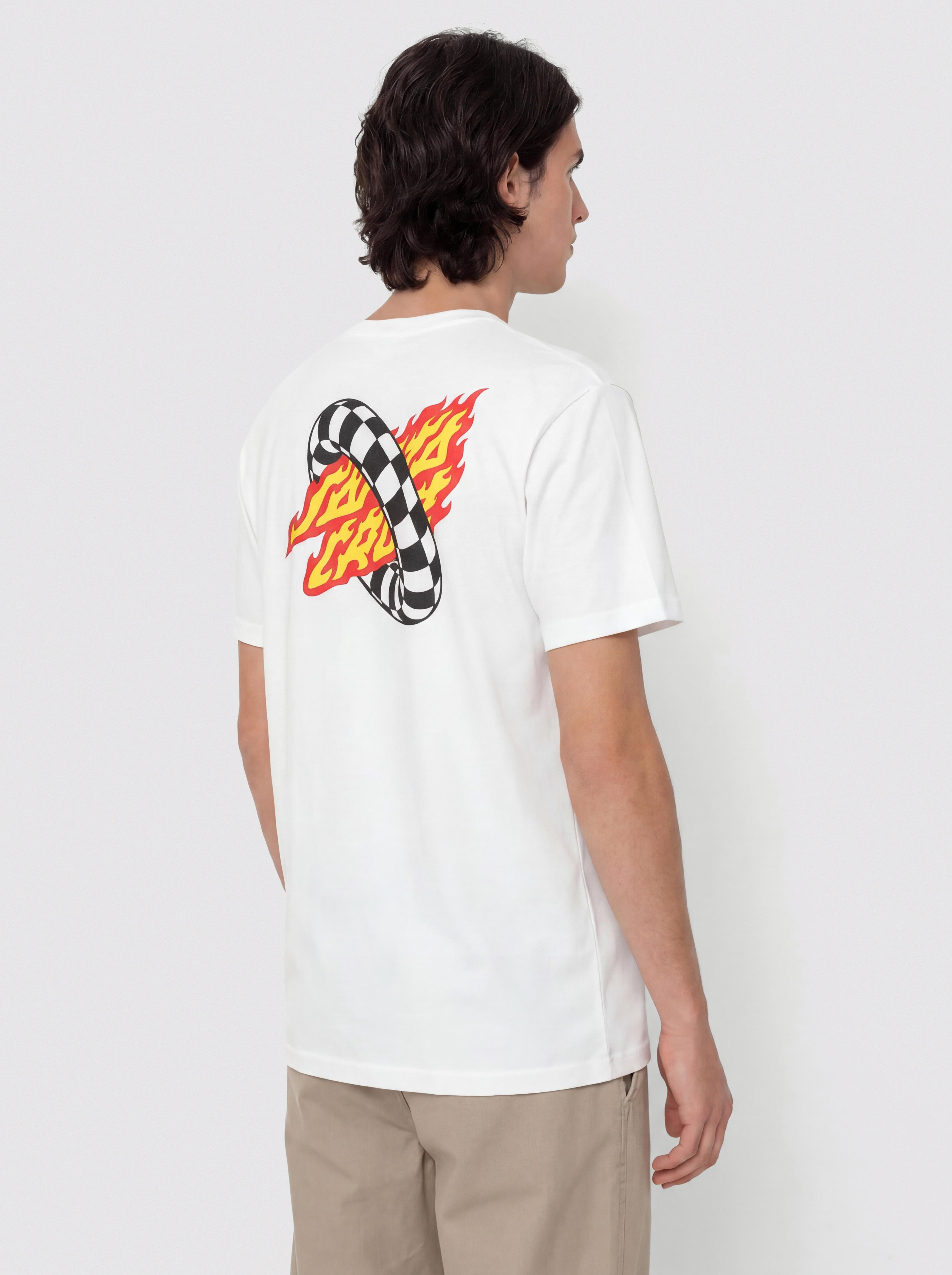 Тениска Santa Cruz Goal Flame (white)
