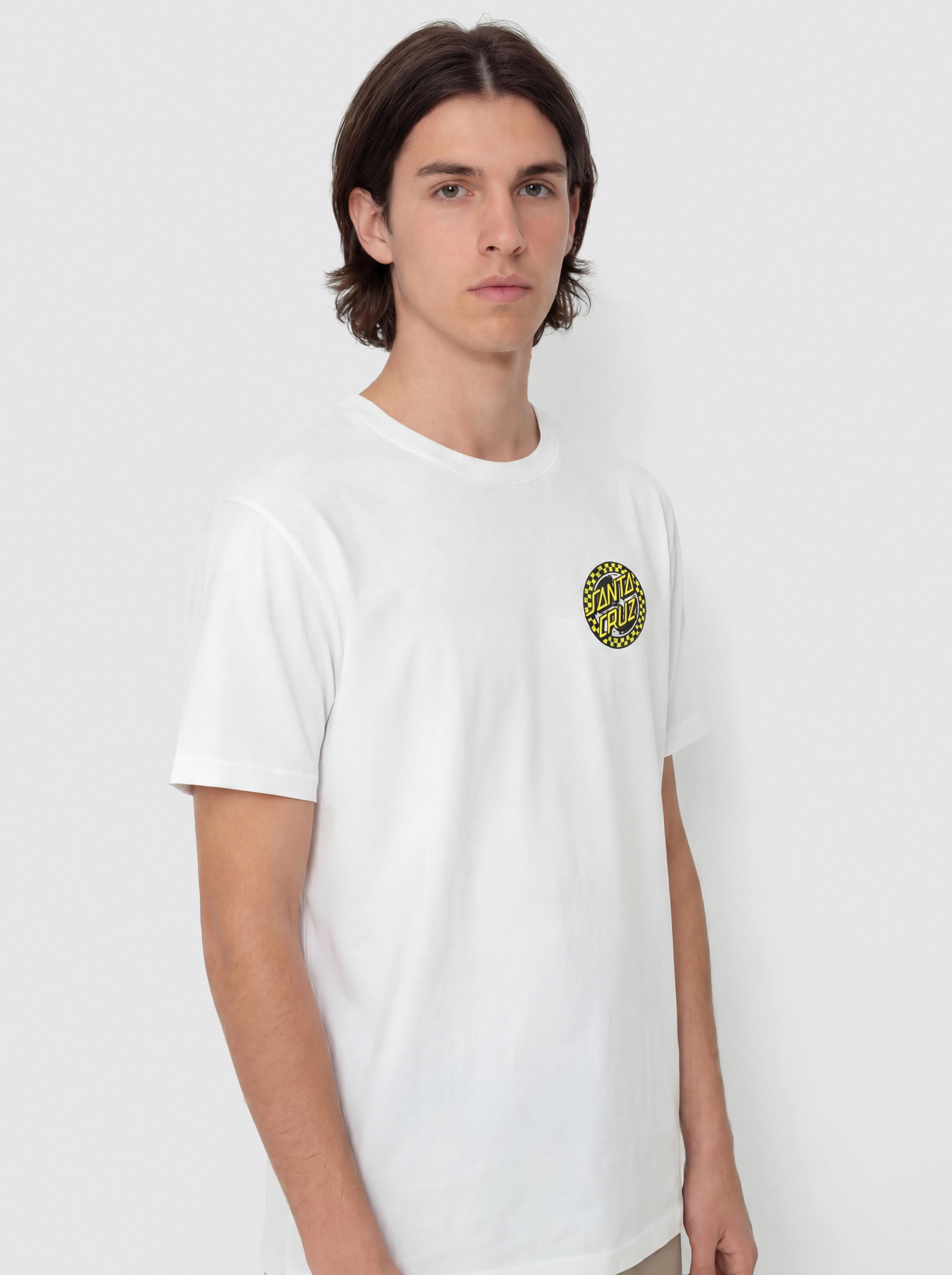 Тениска Santa Cruz Malba Crash Dot Chest (white)